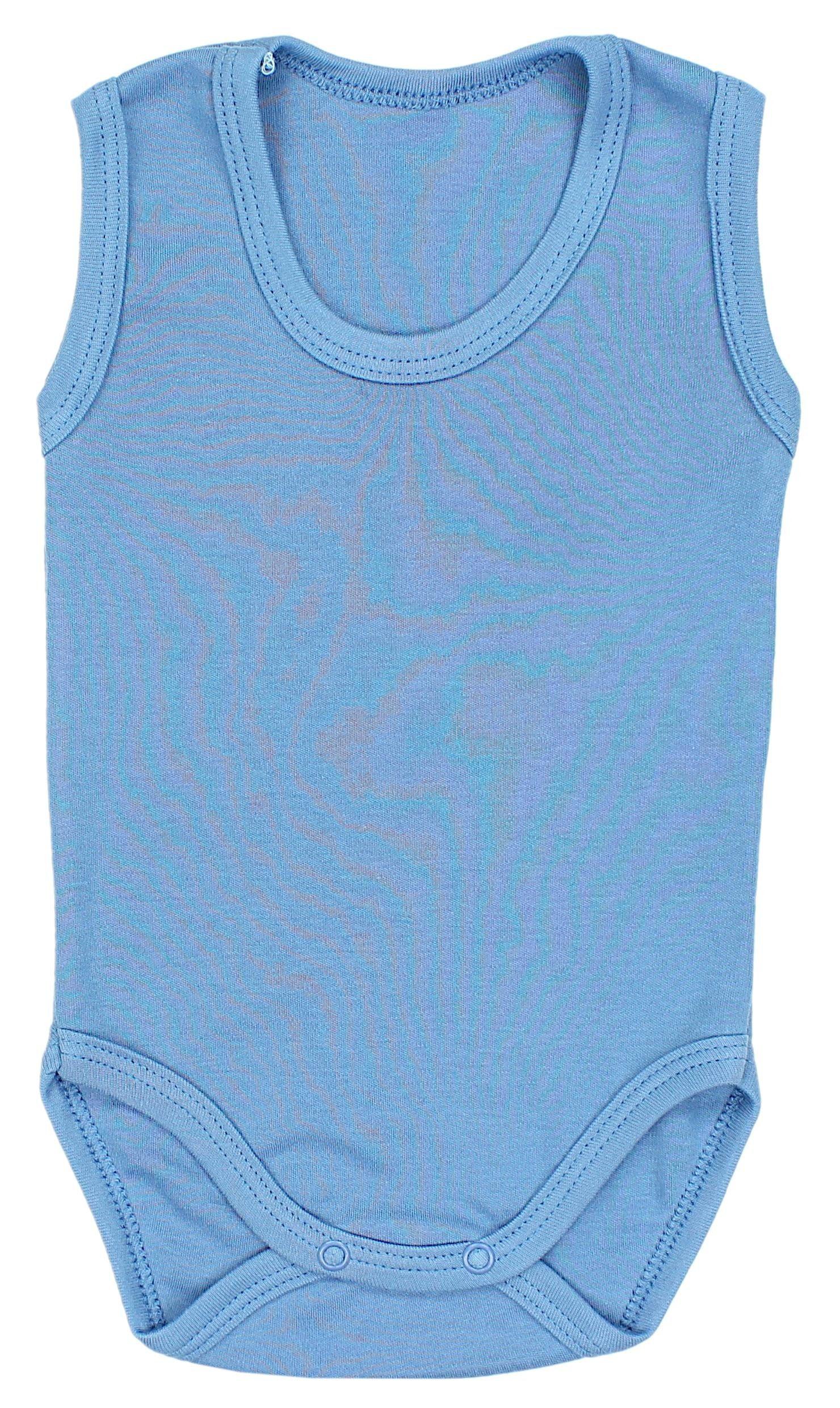 TupTam TupTam Jeans Blau Dunkelblau Mintgrün Pack Achselbody Baby Body in 5er Unifarben Jungen