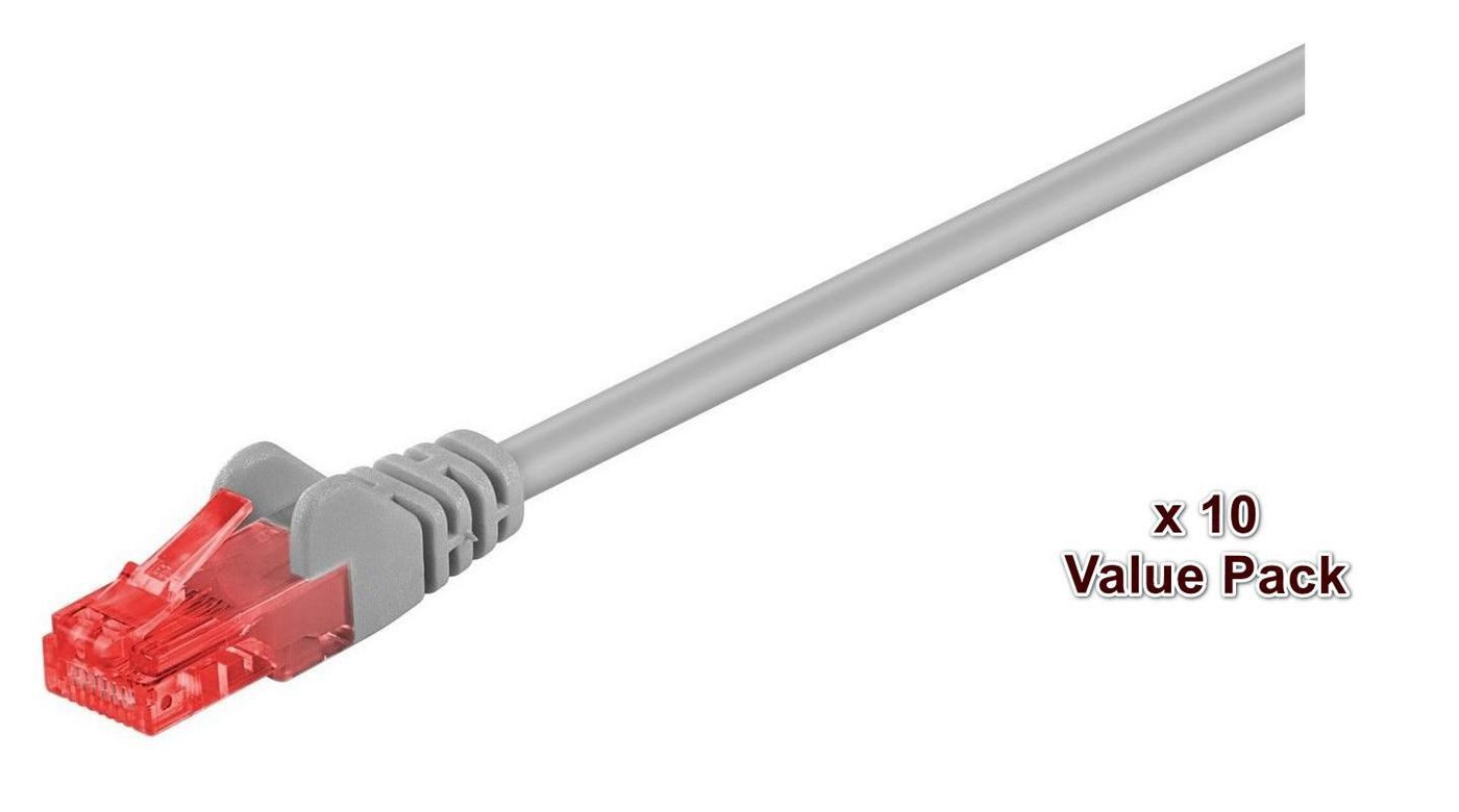 Microconnect V-UTP6A005-SLIM cavo di rete Grigio 0,5 m Cat6a U/UTP [UTP] (U/ UTP CAT6A Slim 0.5M Grey - Unshielded Networ | Leroy Merlin