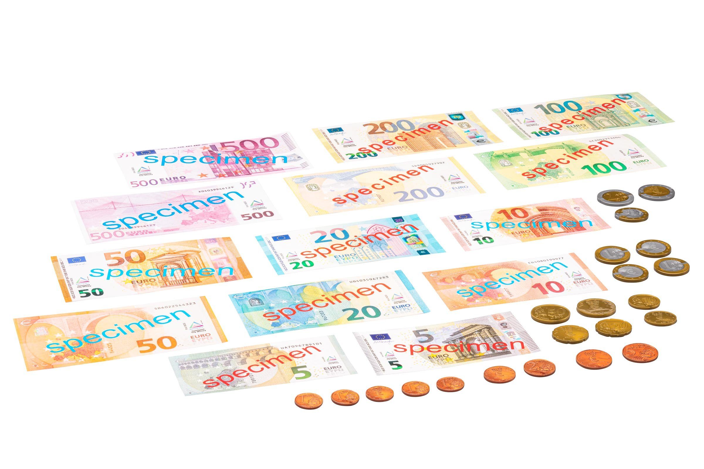 Wissner® (44-St) (44 EURO-Spielgeld aktiv Lernspielzeug Teile) lernen