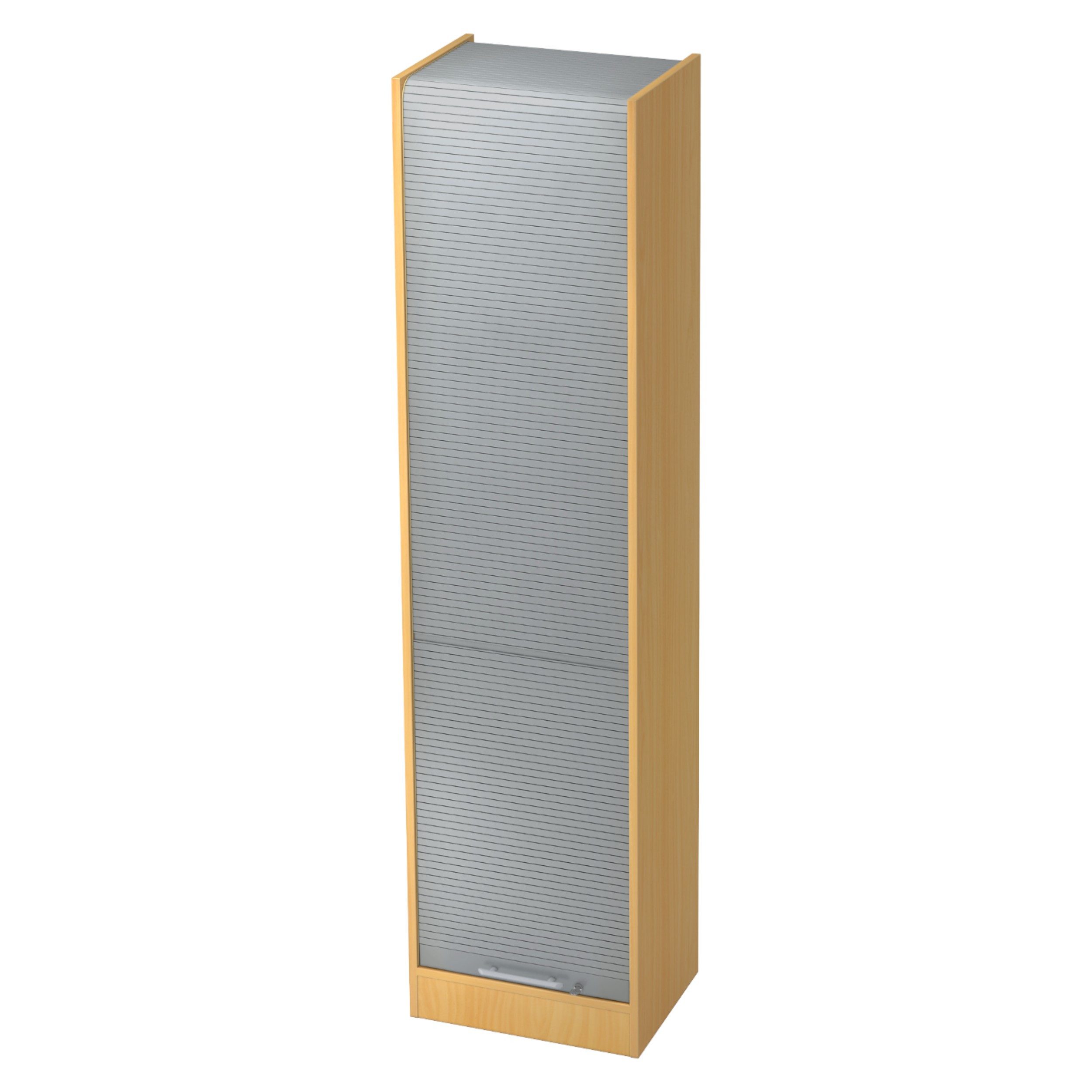 bümö Aktenschrank office Rollladenschrank Dekor: Buche/Silber günstig online kaufen