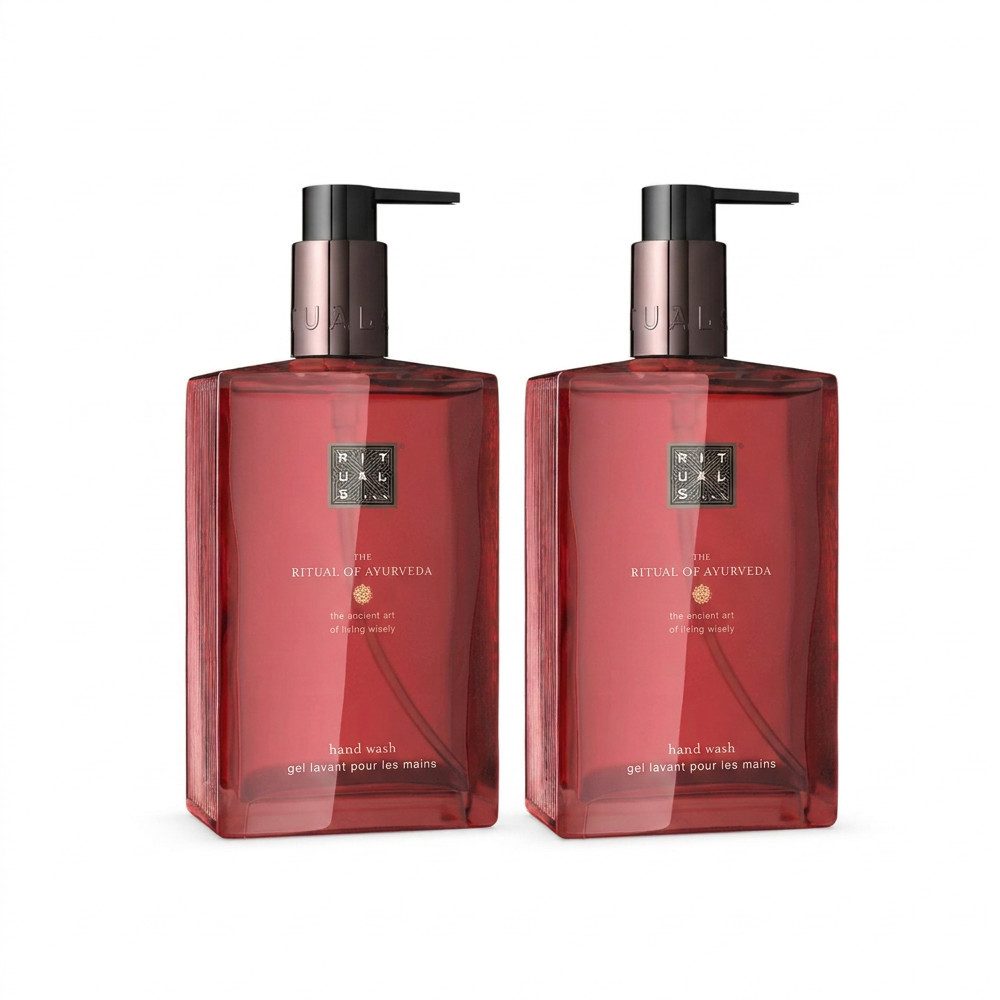 Rituals Flüssigseife Rituals The Ritual of Ayurveda Hand Wash 2er Set, 1-tlg., Vorteilspack flüssige Handseife im dekorativen 2er Set