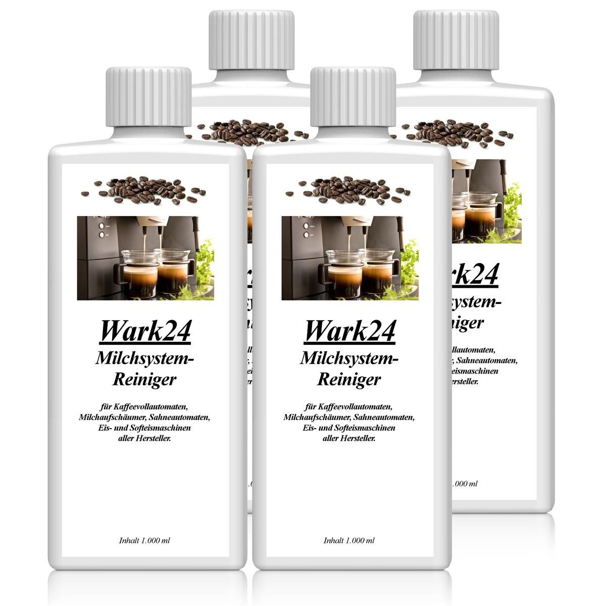 Wark24 Wark24 Milchsystemreiniger 1L für Kaffeevollautomaten uvm. (4er Pack) Milchsystem-Reiniger