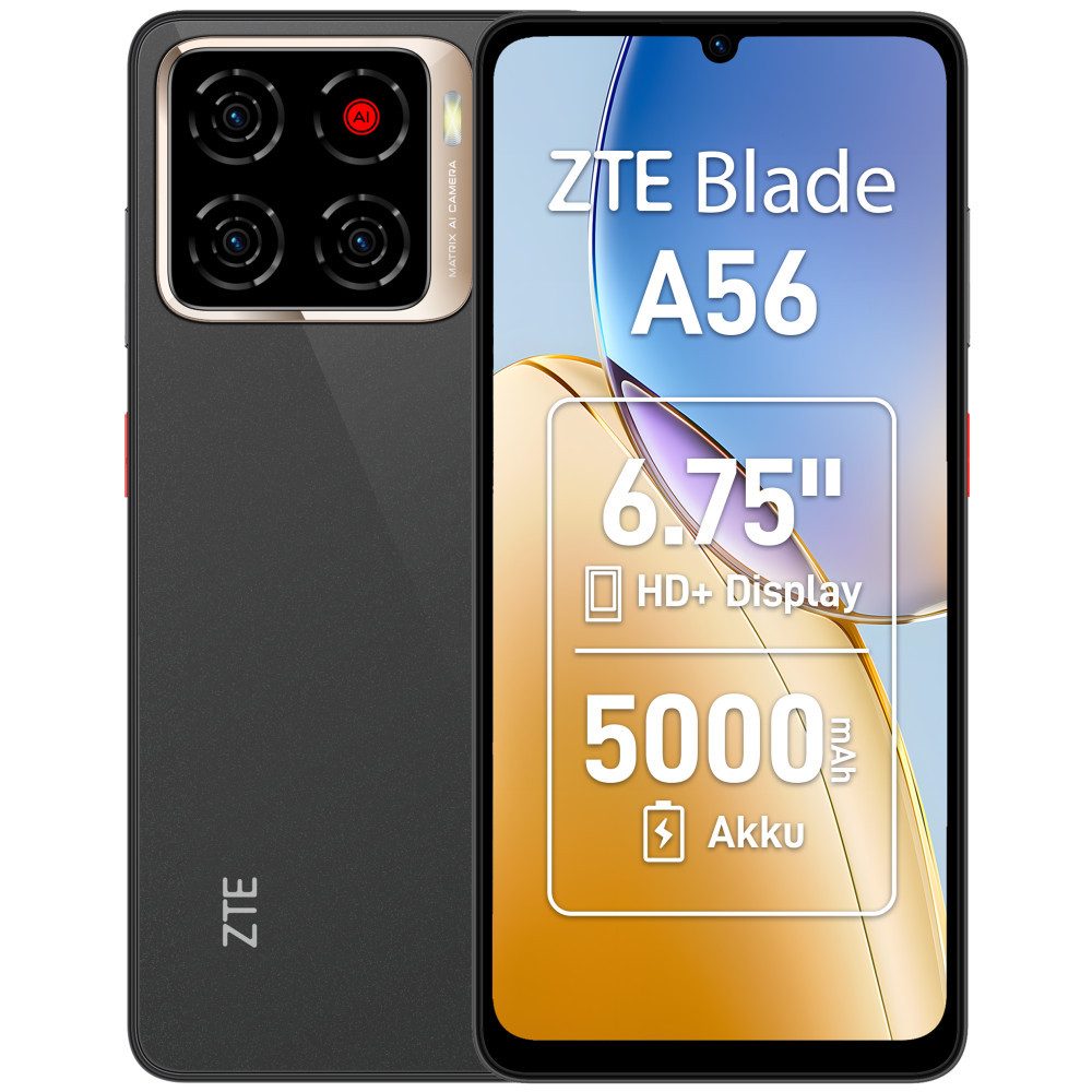 ZTE Blade A56 4GB + 64GB Celestial Black Smartphone Smartphone