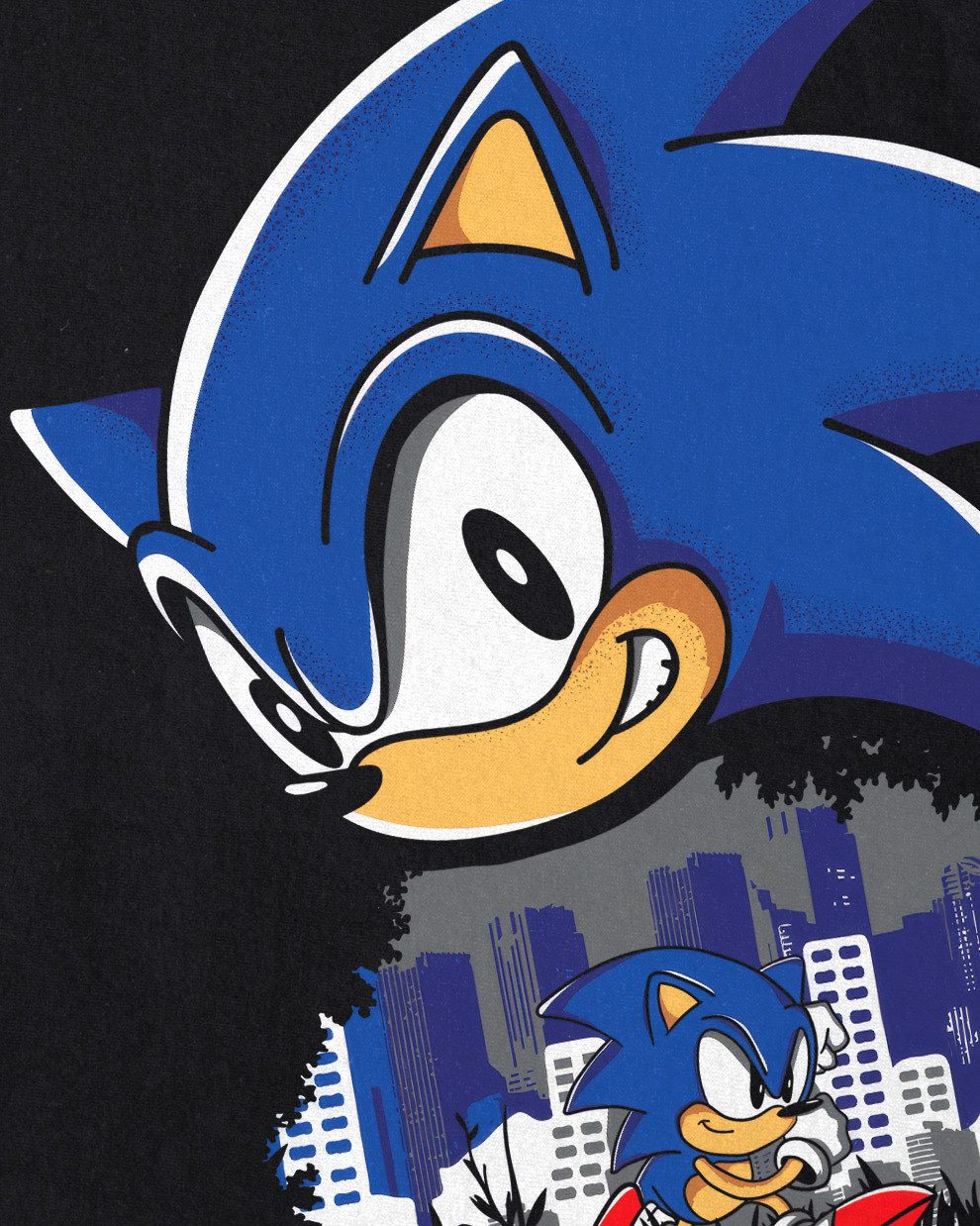 style3 T-Shirt sonic the hedgehog tails knuckles shadow eggman amy rouge silver chao – Bild 2 von 3
