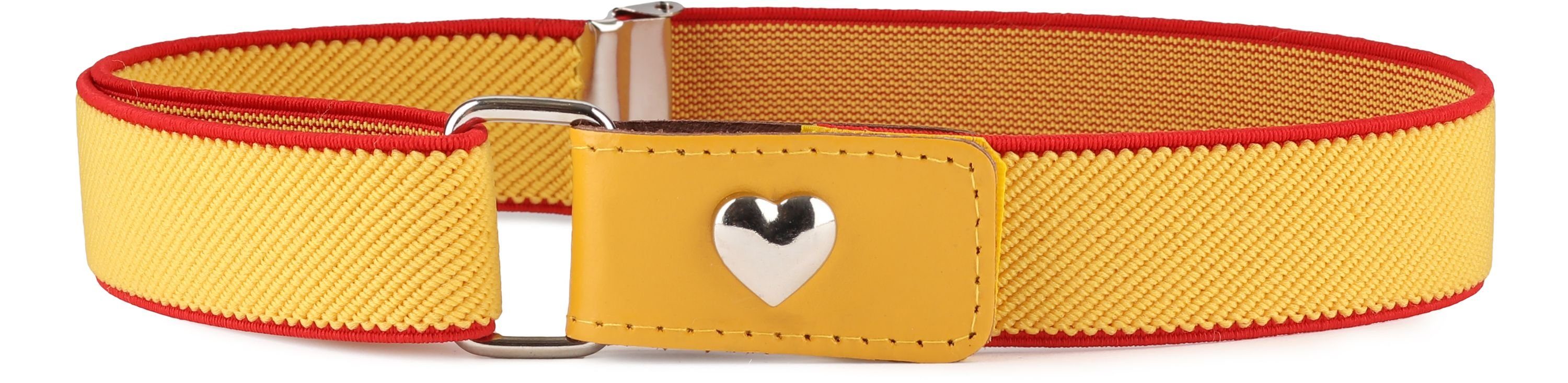 Ladeheid Stoffgürtel Mädchen Gürtel Elastik-Gürtel 1-6 Jahre 34-65 cm P15G (1-St)