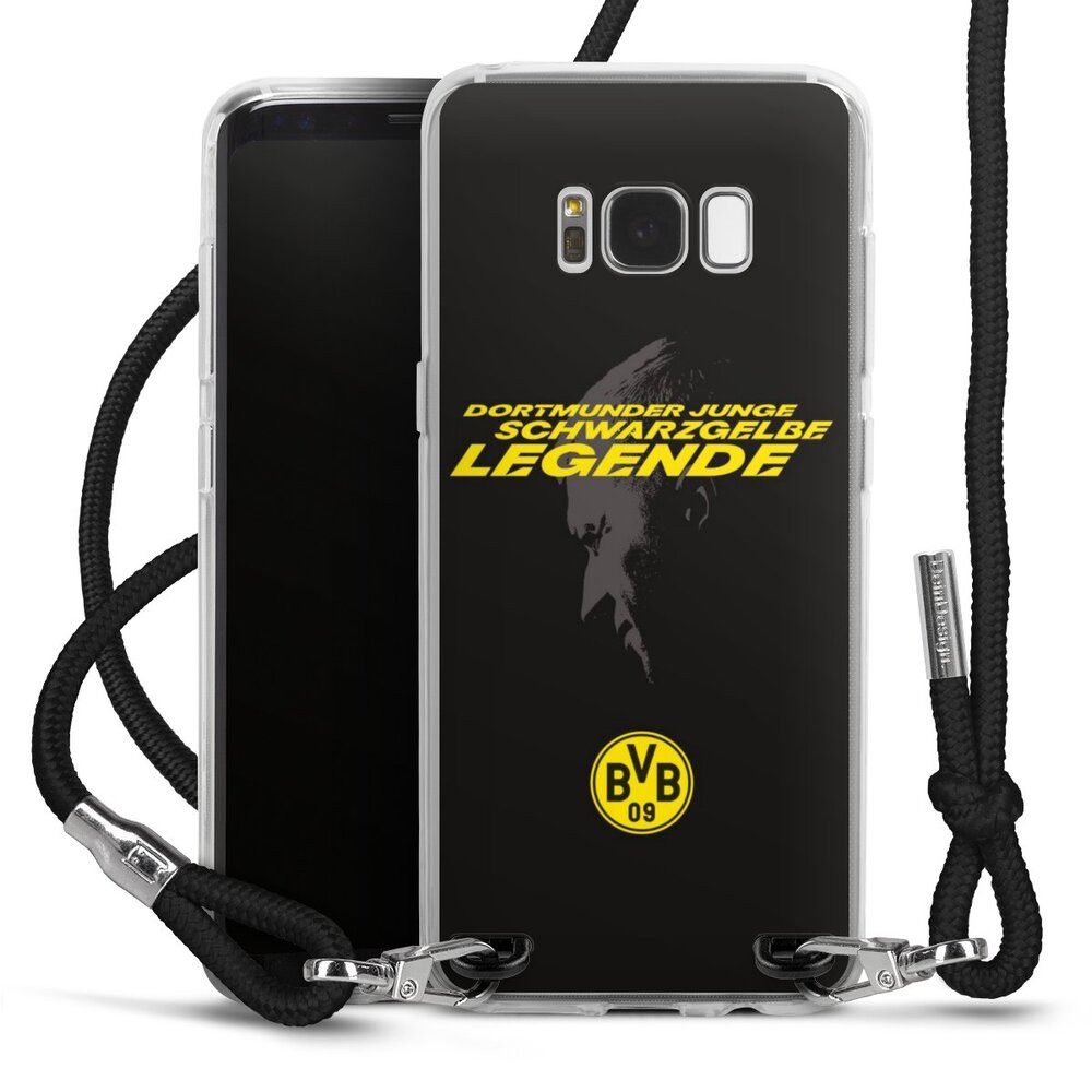 DeinDesign Handyhülle Marco Reus Borussia Dortmund BVB Danke Marco Schwarzgelbe Legende, Samsung Galaxy S8 Handykette Hülle mit Band Case zum Umhängen