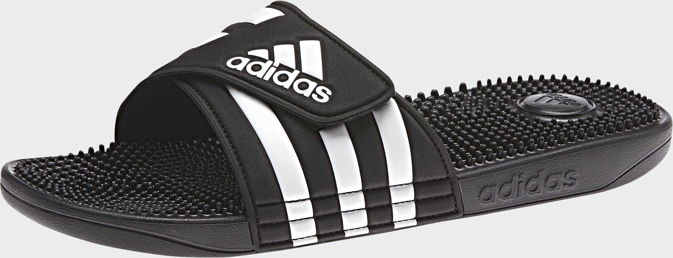 adidas Sportswear ADISSAGE White Core Black Core / Black Badesandale / BADESCHLAPPEN Cloud