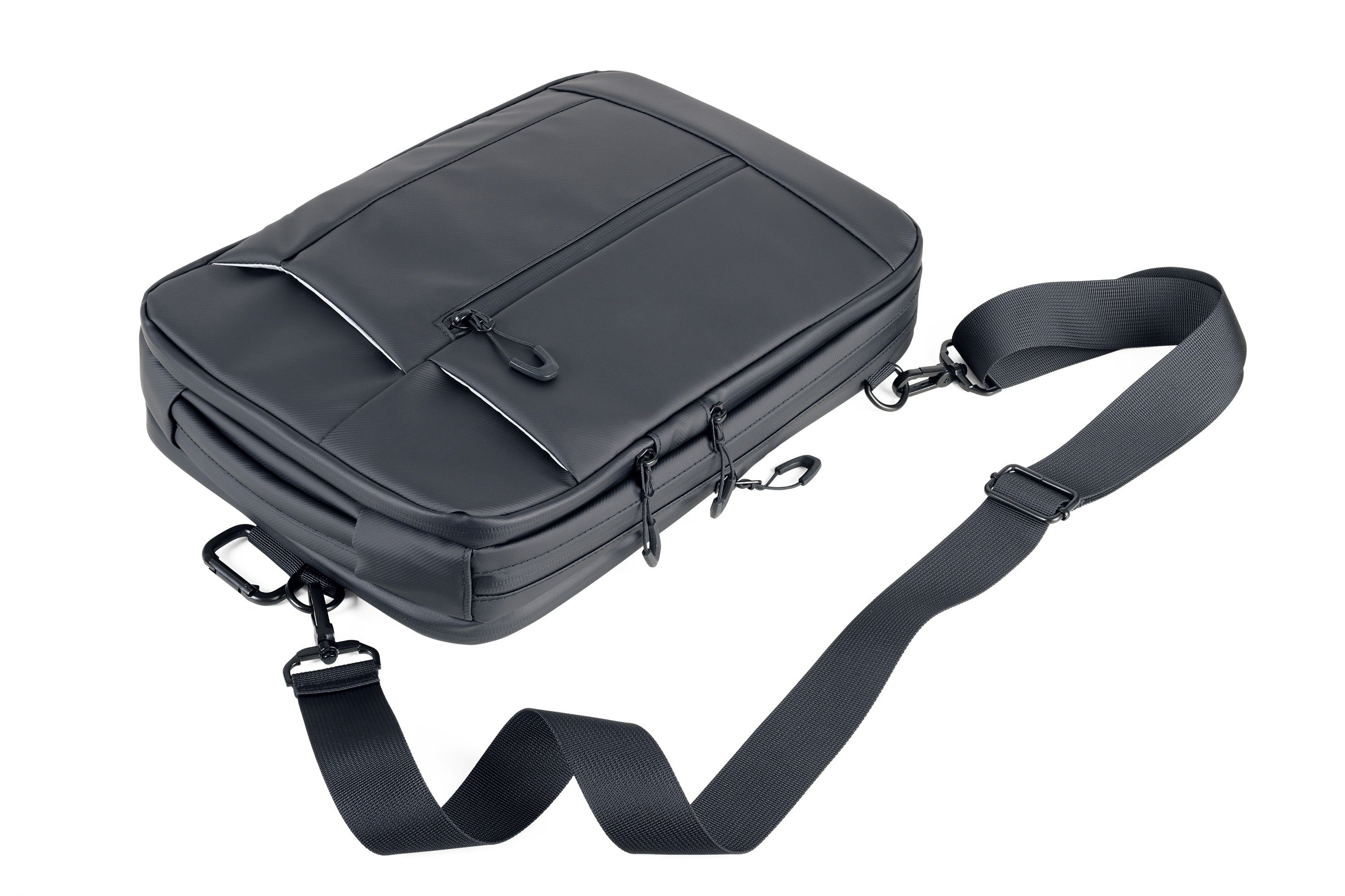 TROIKA Tragetasche Troika Black Bag To Business - BBL63/BK - Umhängetasche  für Laptops