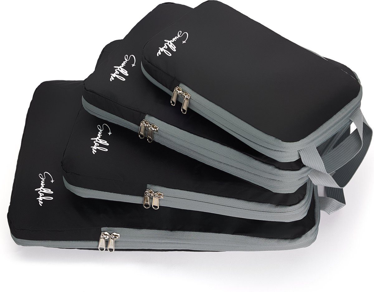 Sunflake Packsack mit Kompressionsreißverschluss - Packwürfel 4er Set (Komp günstig online kaufen