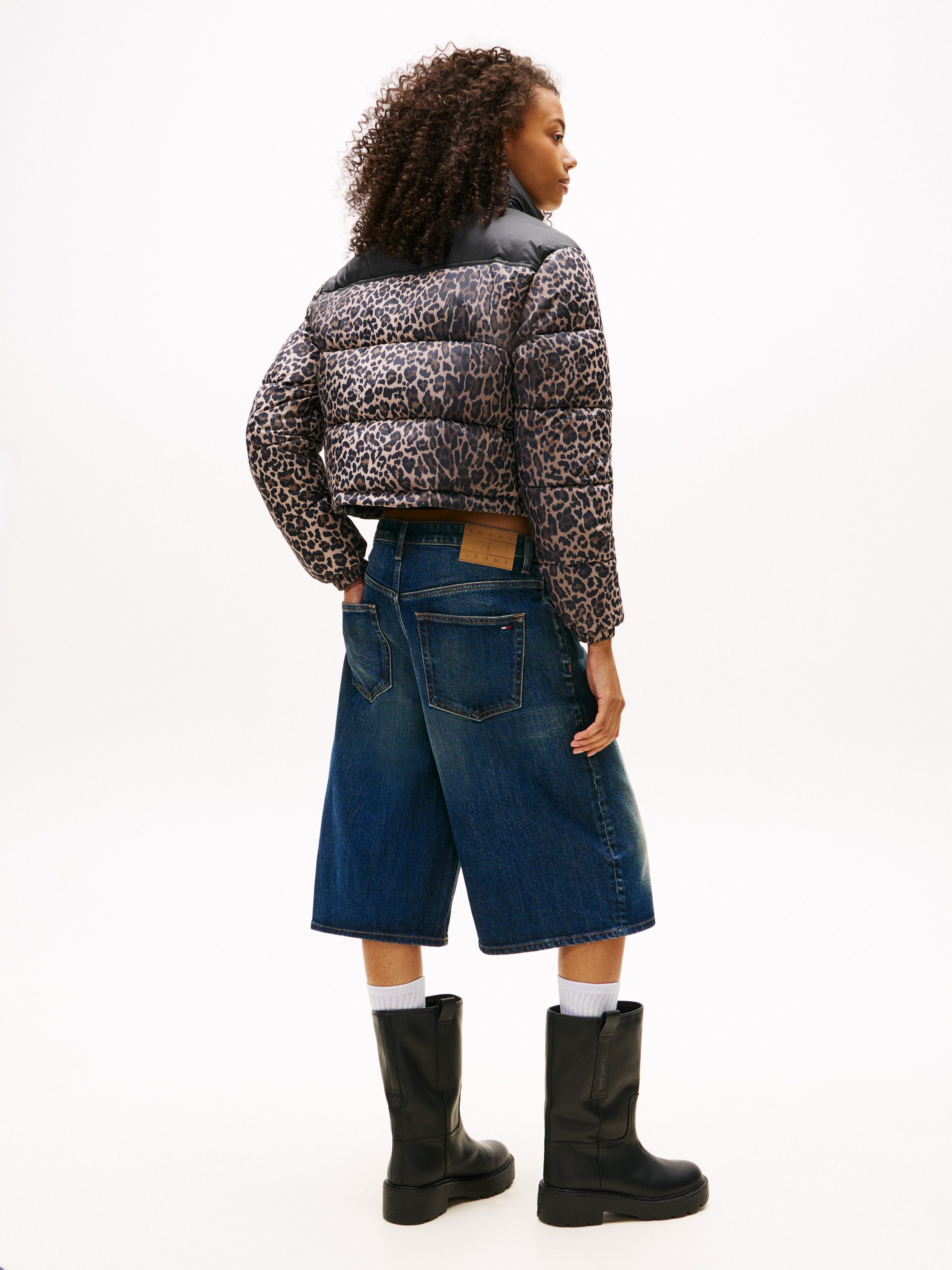 Tommy Jeans Steppjacke TJW CROPPED LEOPARD PUFFER günstig online kaufen