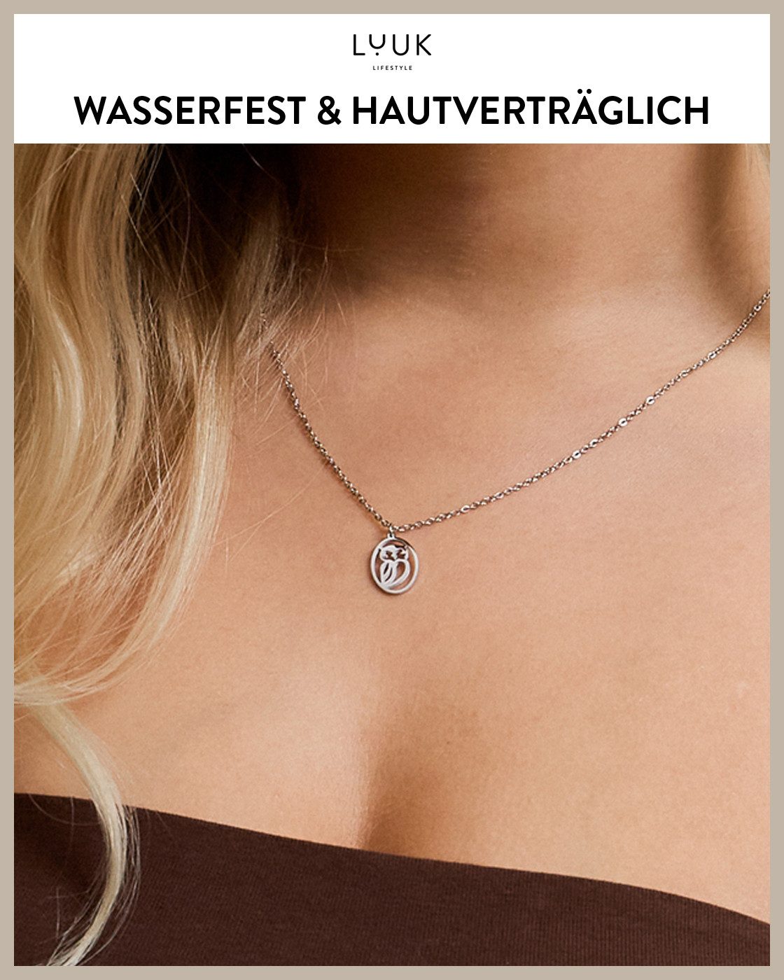 LUUK LIFESTYLE Kette mit Anhänger Eule, günstig online kaufen
