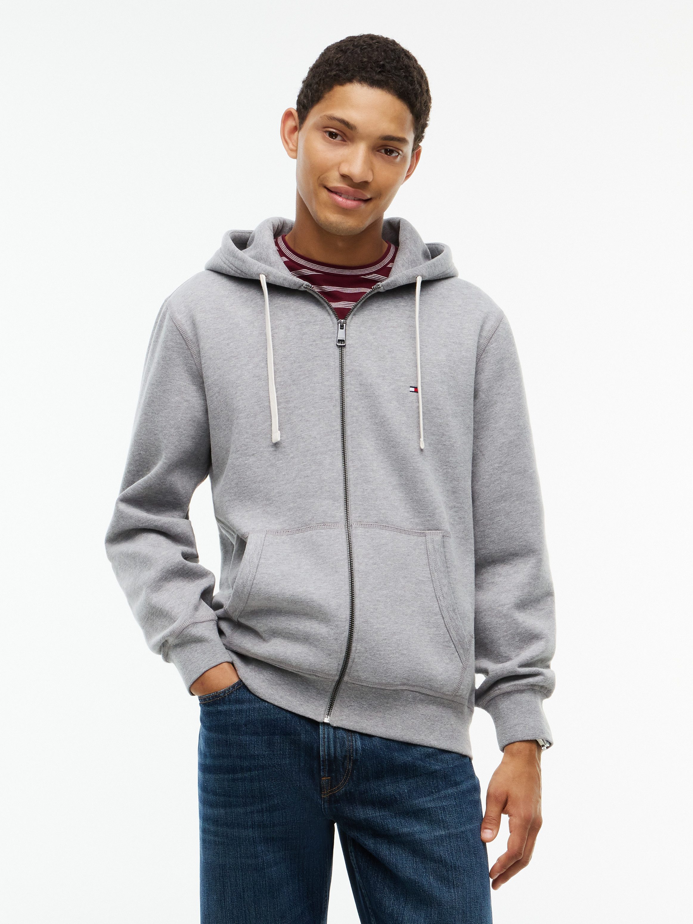 Tommy Hilfiger Kapuzensweatjacke ESSENTIAL FLEECE HOODED REGULAR