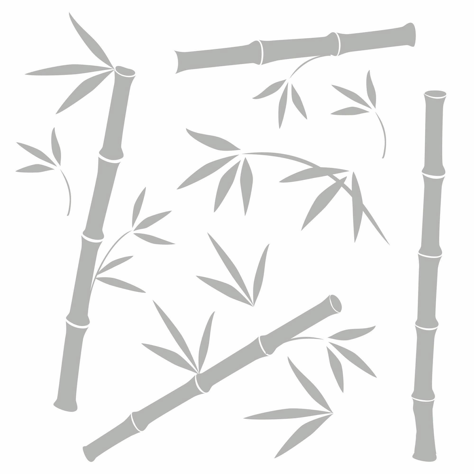 Bambus, selbsthaftend cm, 31x31 Komar Fensterbild