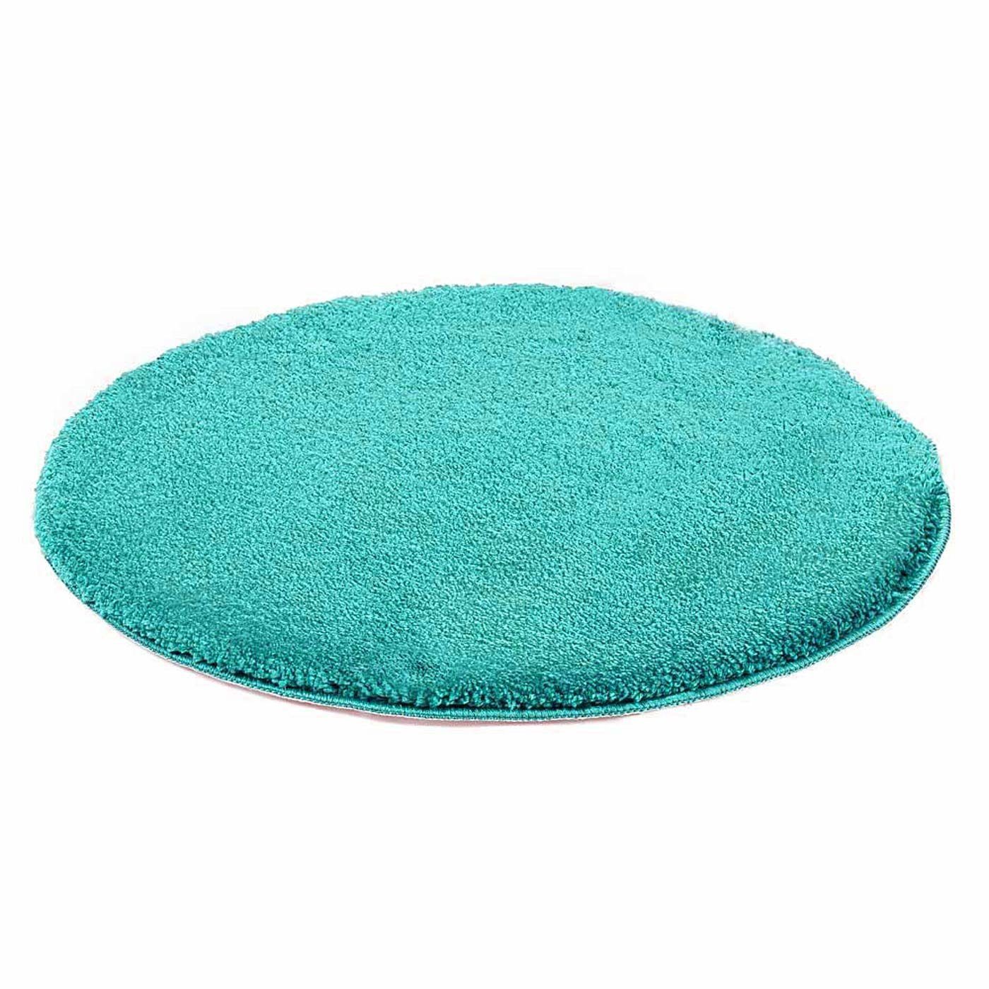 etérea Himmlische Qualität Badematte etérea Badteppich Badematte Vicky, Höhe 20 mm, rutschhemmend beschichtet, schnell trocknend, strapazierfähig, fußbodenheizungsgeeignet, Microfaser, rund, rutschhemmender Rücken