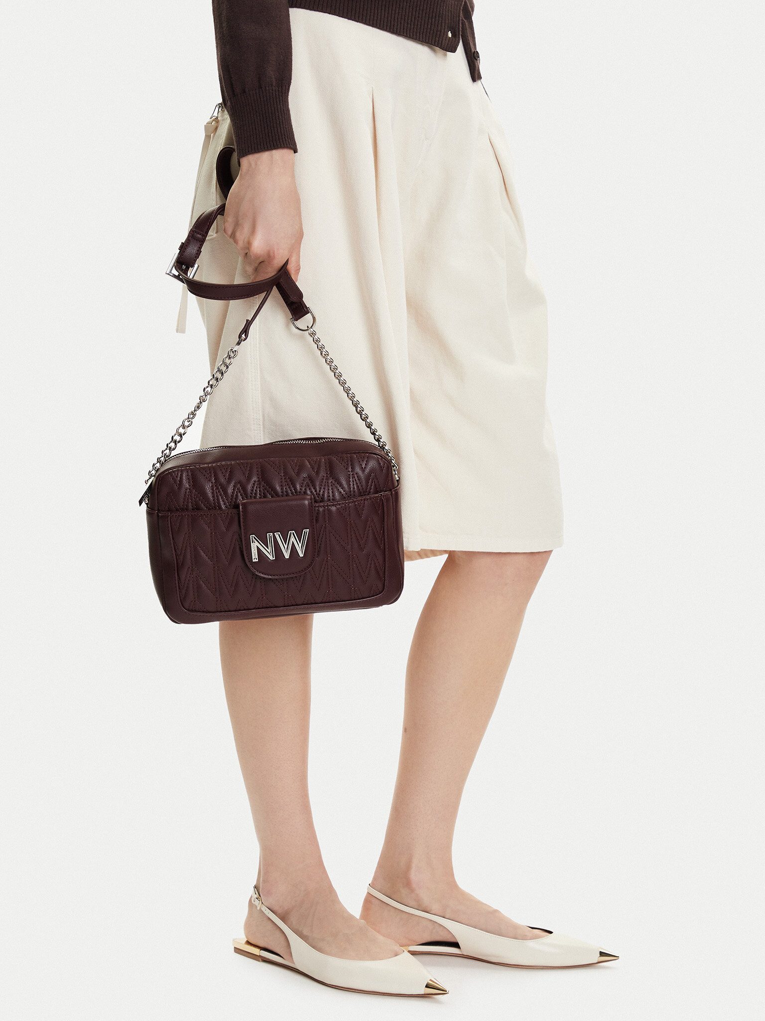 Nine West Handtasche Nine West Damenhandtasche Burgund NINE WEST CEO-ASTORIA-ALLURE-01-LX10