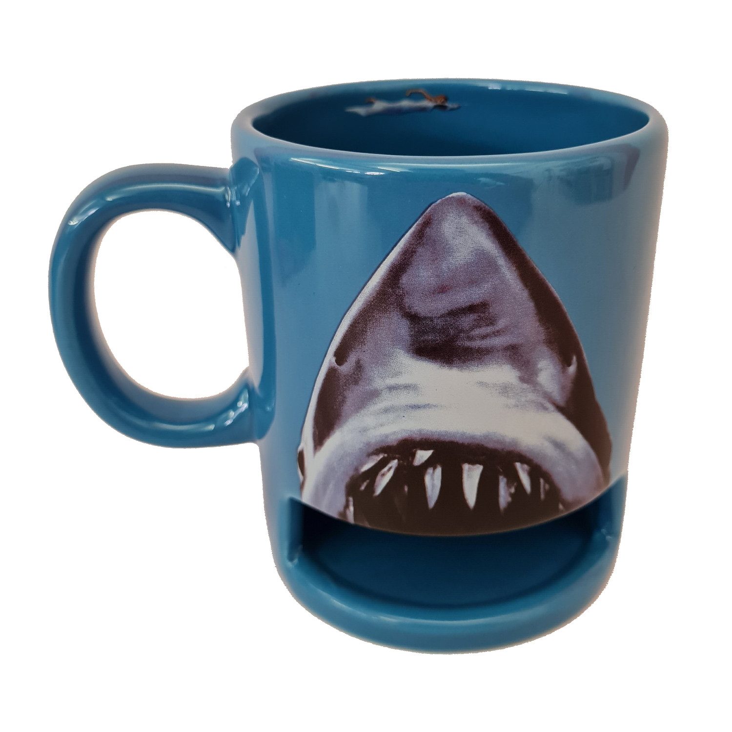 Half Moon Bay Tasse Der weiße Hai - Jaws Kaffeebecher mit Keksfach