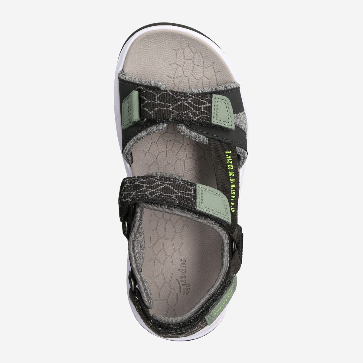 Superfit Superfit CRISS CROSS, Sandalen in Grau für Kinder Sandale