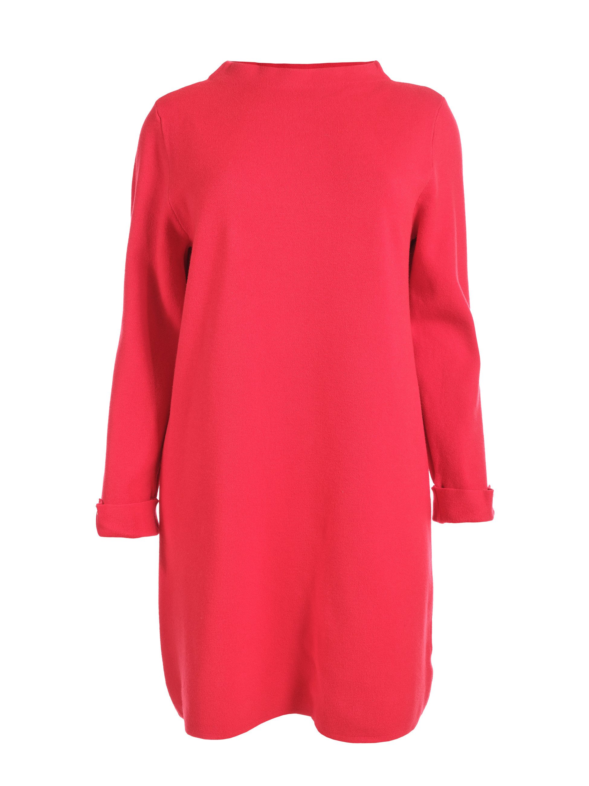 PEKIVESSA Strickkleid Feinstrickkleid gerader Schnitt fester Strick weicher günstig online kaufen