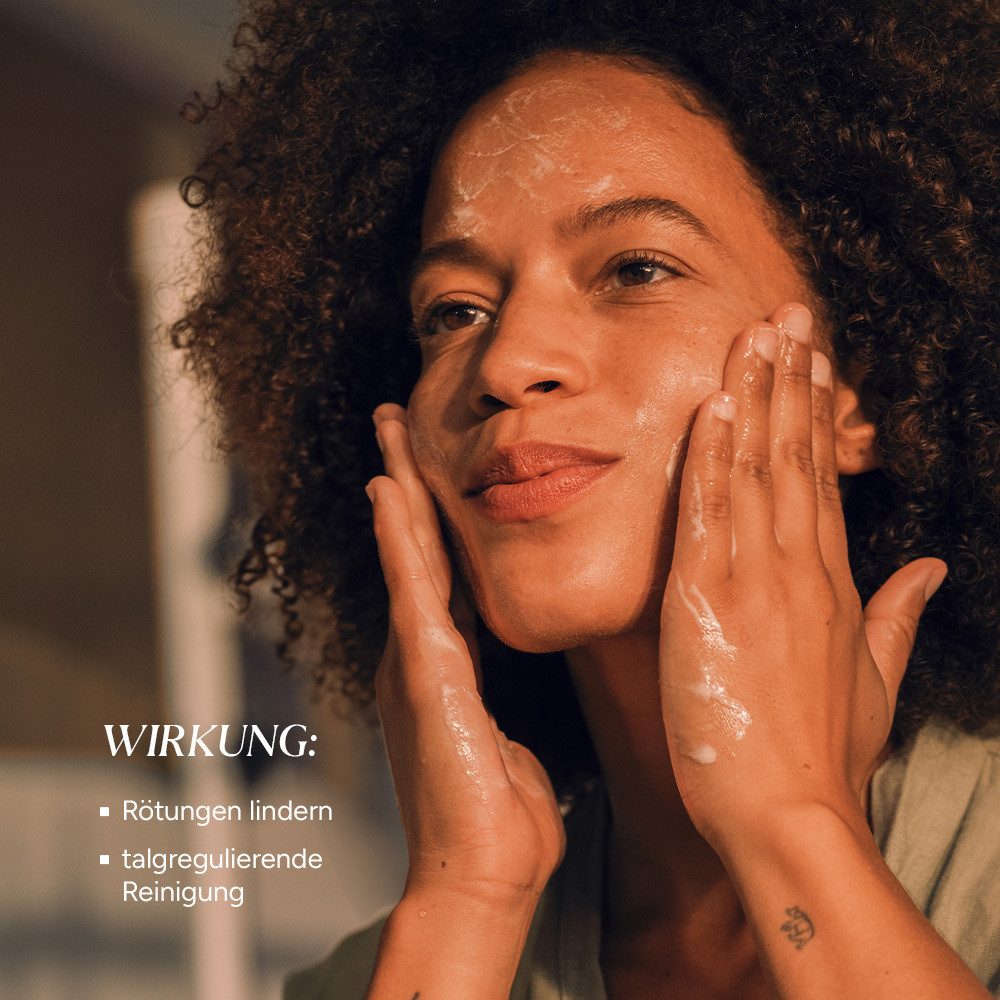 JUNGLÜCK Gesichtsreinigungsgel Reinigungsgel - porentiefe Reinigung, schäumend, 1-tlg., Talgregulierende Reinigung besonders für ölige und unreine Haut