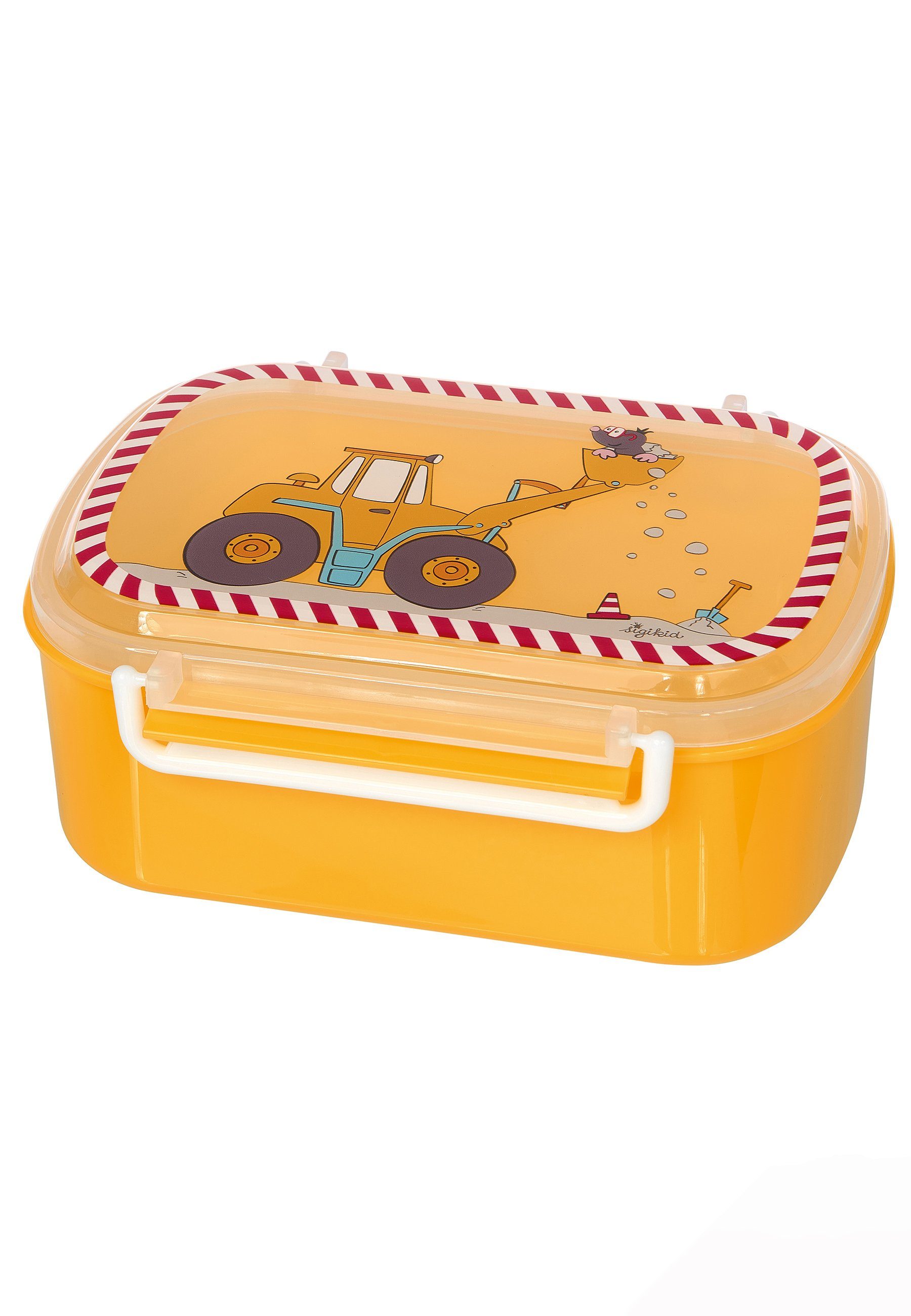 Sigikid Lunchbox Kinder Lunchbox Brotdose mit Rohkostschälchen, 100% Polypropylen, (1-tlg) gelb