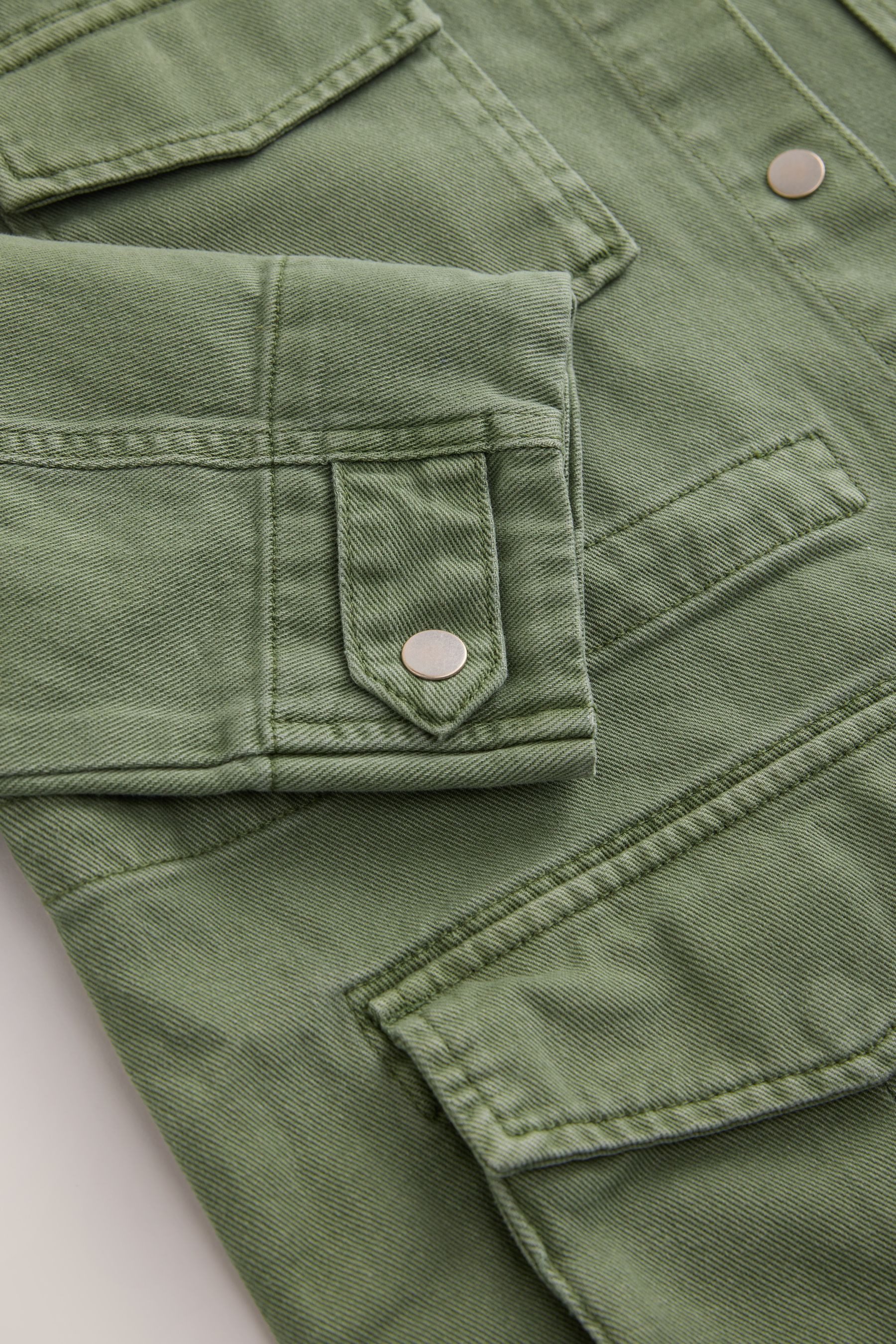 Next Hemdjacke Baumwolljacke im Utility-Stil (1-St)