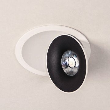 Licht-Trend Einbauleuchte LED Einbauspot Santa schwenk- & dimmbar 810lm Schwarz, Warmweiß