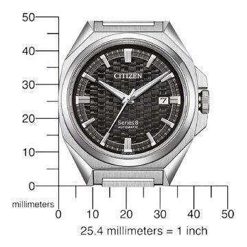 Citizen Automatikuhr Automatik Series 8 Schwarz