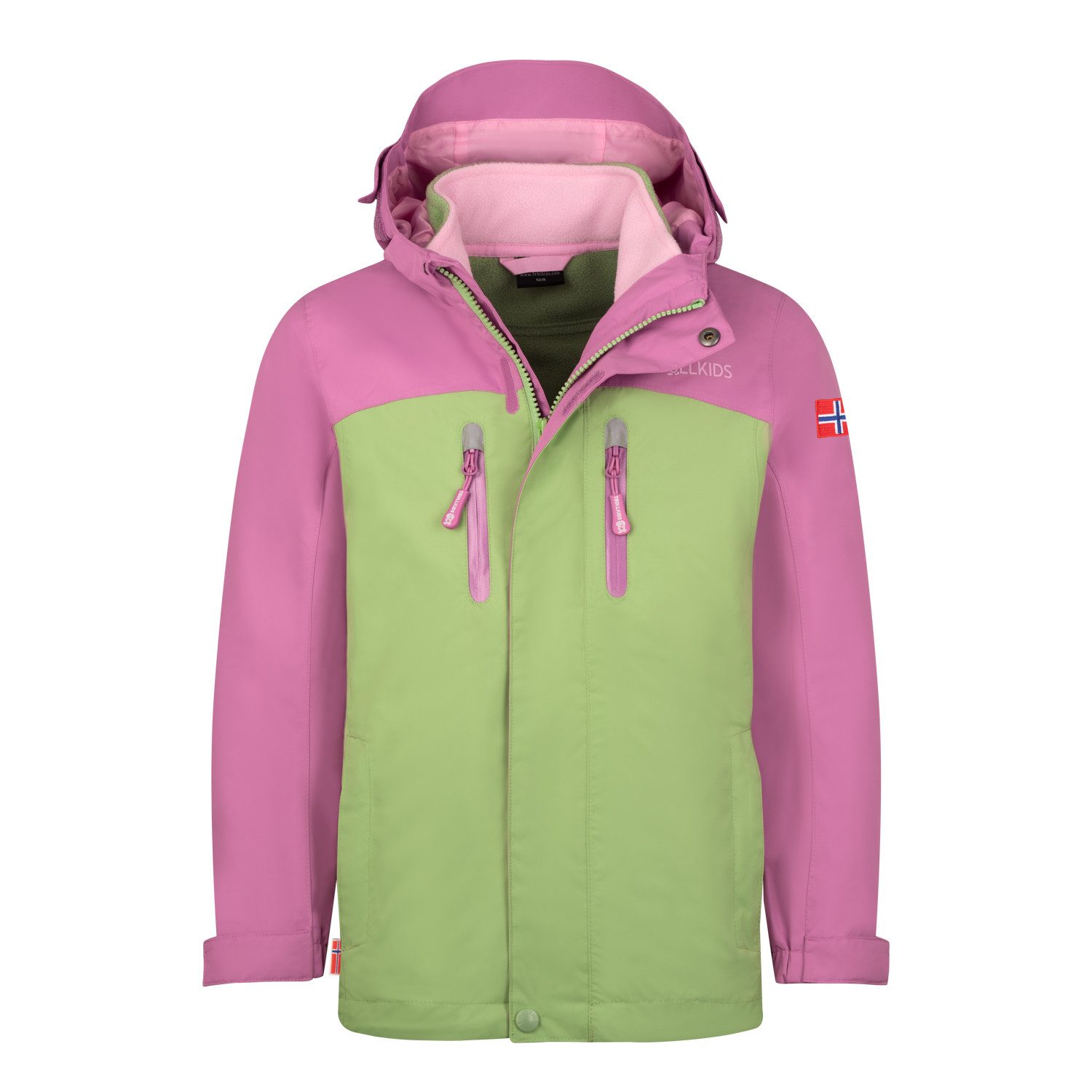TROLLKIDS 3-in-1-Funktionsjacke Bryggen Wasserdicht