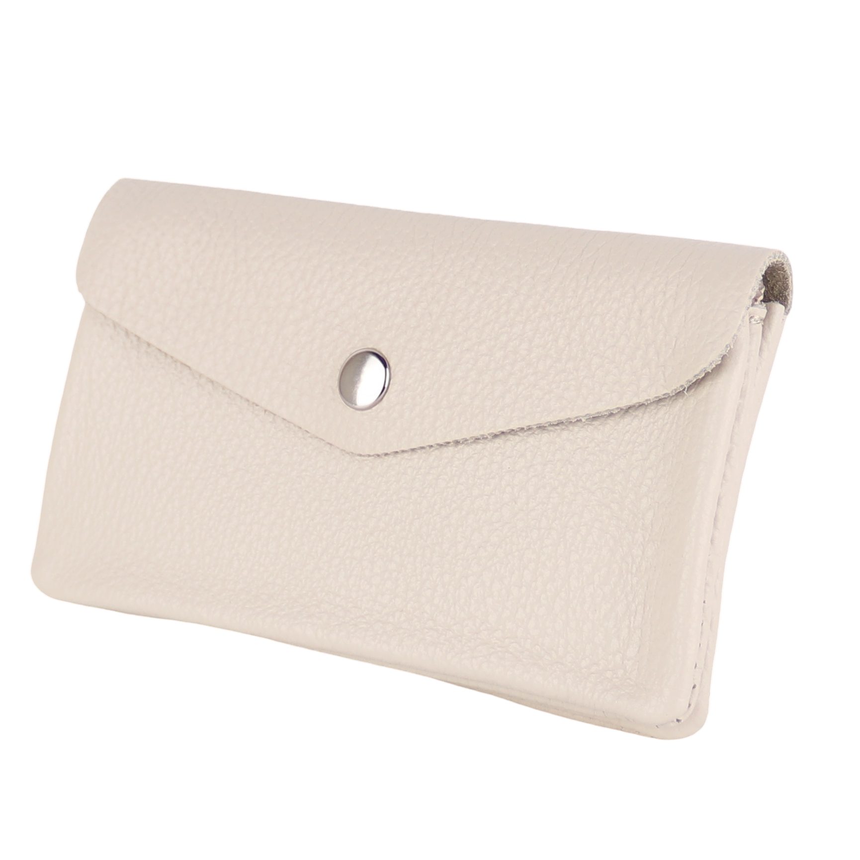 MIRROSI Mini Geldbörse Mittelgroße Portemonnaie MADE IN ITALY Echtleder (15x9x2cm BxHxT)