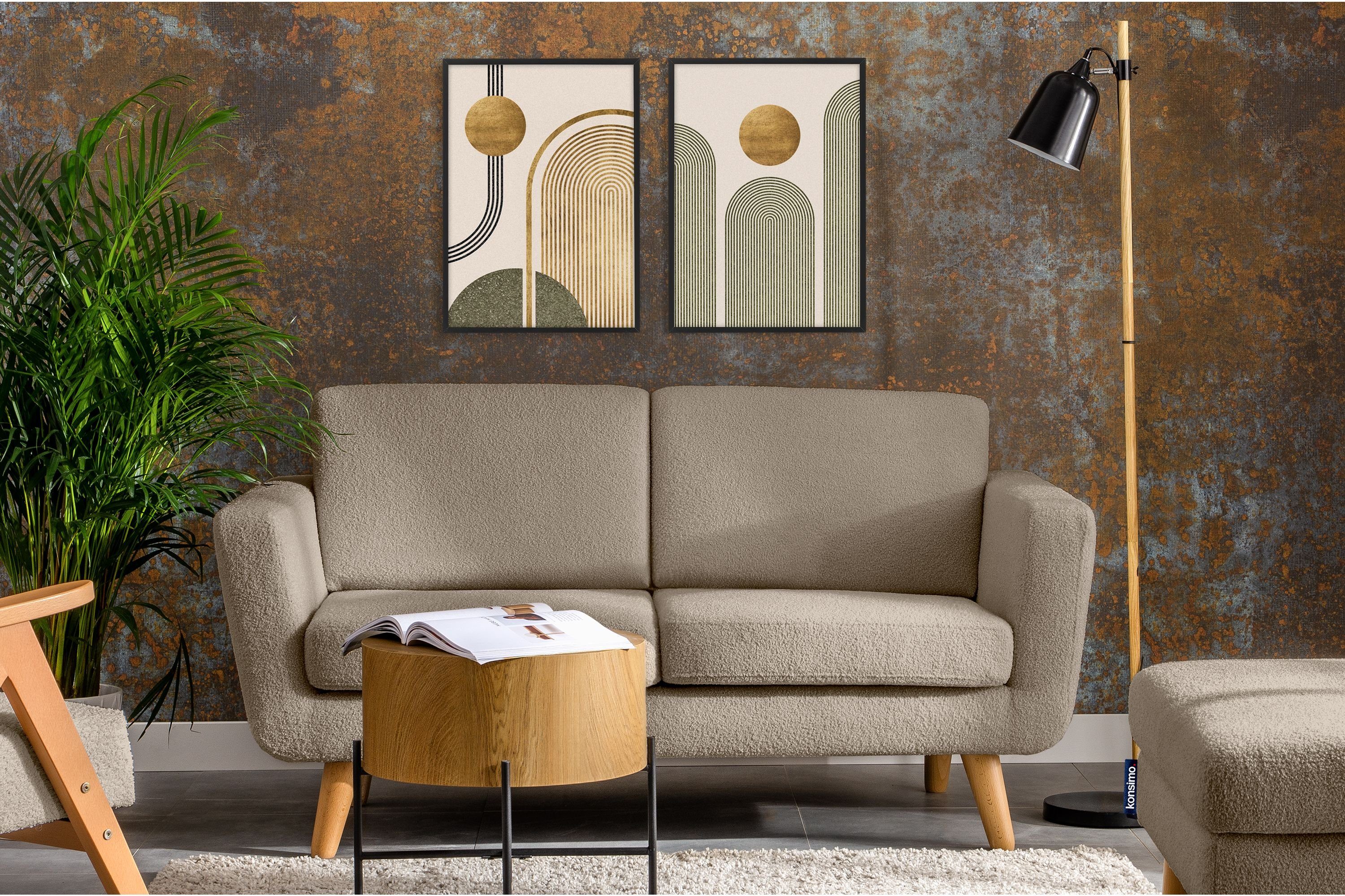 KONSIMO® 2-Sitzer TAGIO Sofa, hergestellt in günstig online kaufen