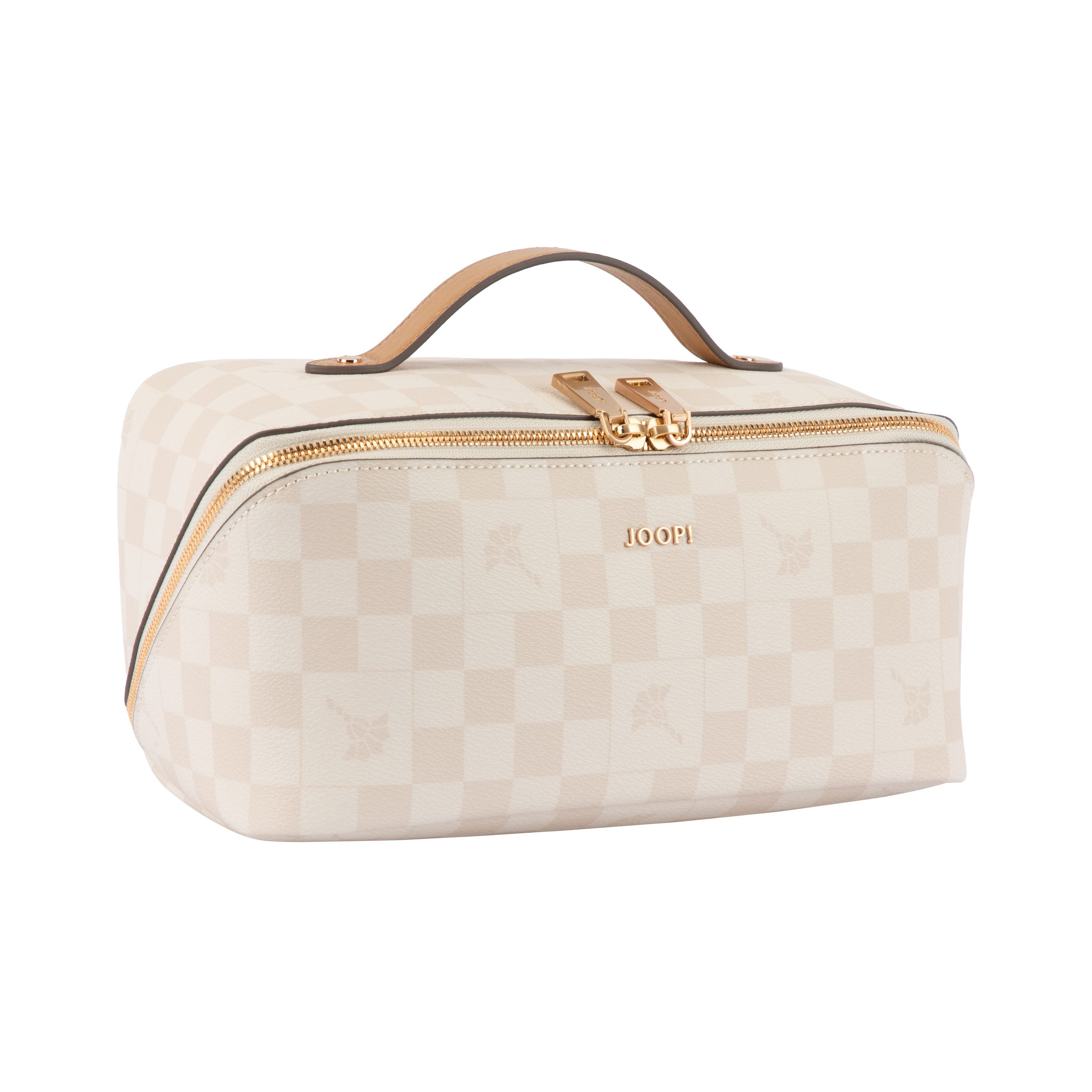 JOOP! Kulturbeutel cortina piazza zea washbag shz, Unisex Kosmetiktasche, Reisebeutel mit Schachbrettmuster