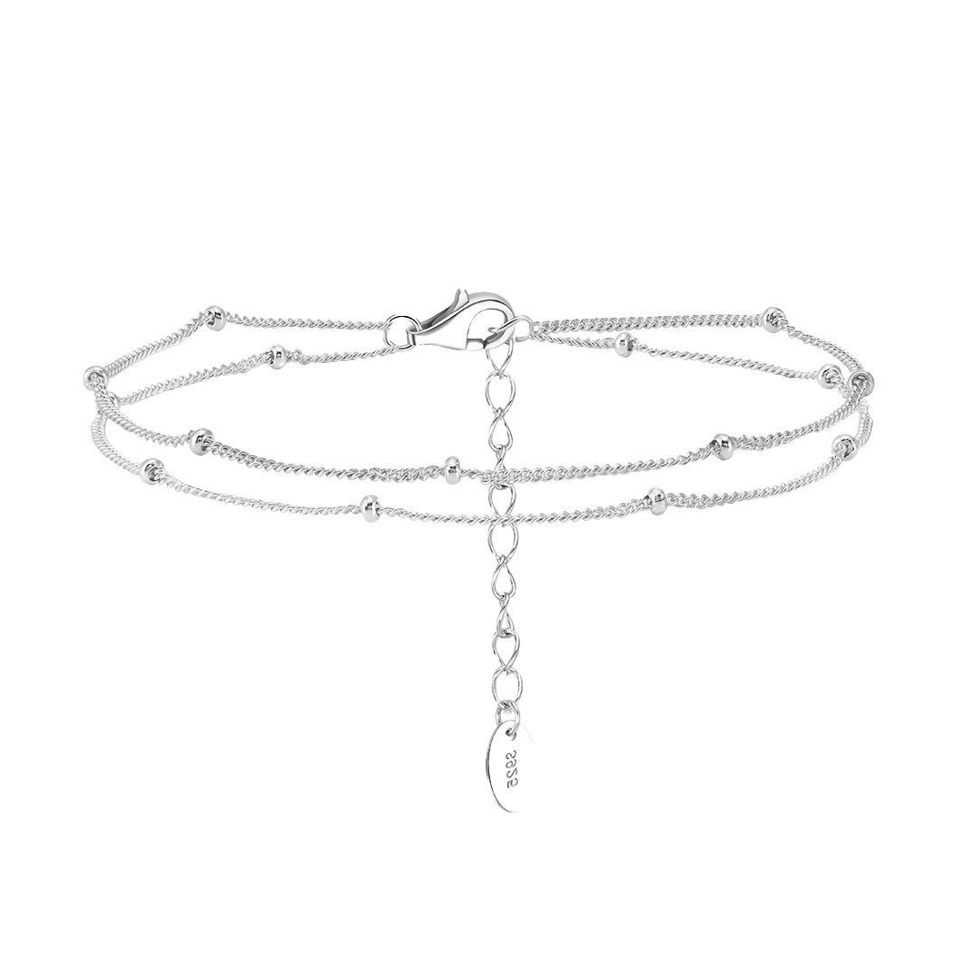 Suzan Gold Silberarmband Minora – 2-reihiges Armband aus 925er Silber mit K günstig online kaufen