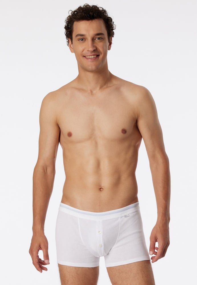 Schiesser Boxershorts Unterwäsche Revival Karl-Heinz weiss Herren - 1 Stück