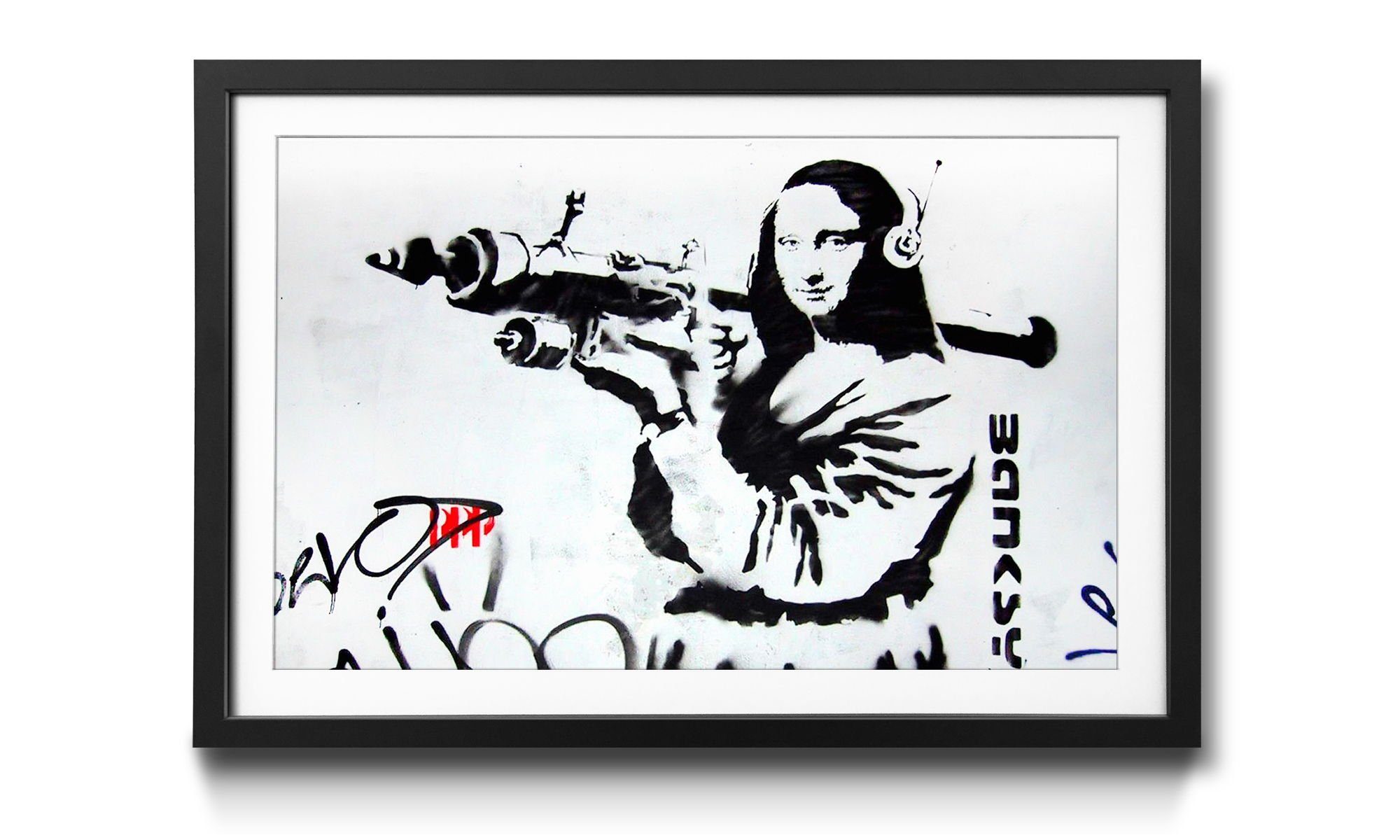 WandbilderXXL Kunstdruck Banksy No.1, Banksy, Wandbild, in 4 Größen erhältlich