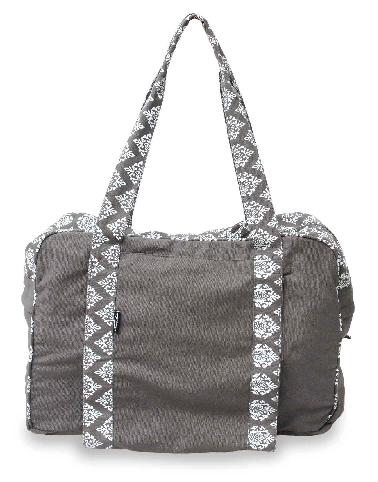 Yogishop Yogatasche Yogatasche twin bag - take me two - taupe (Standard, 1-tlg., Standard), Matte außen, viel Platz innen: Die innovative twin bag Yogatasche