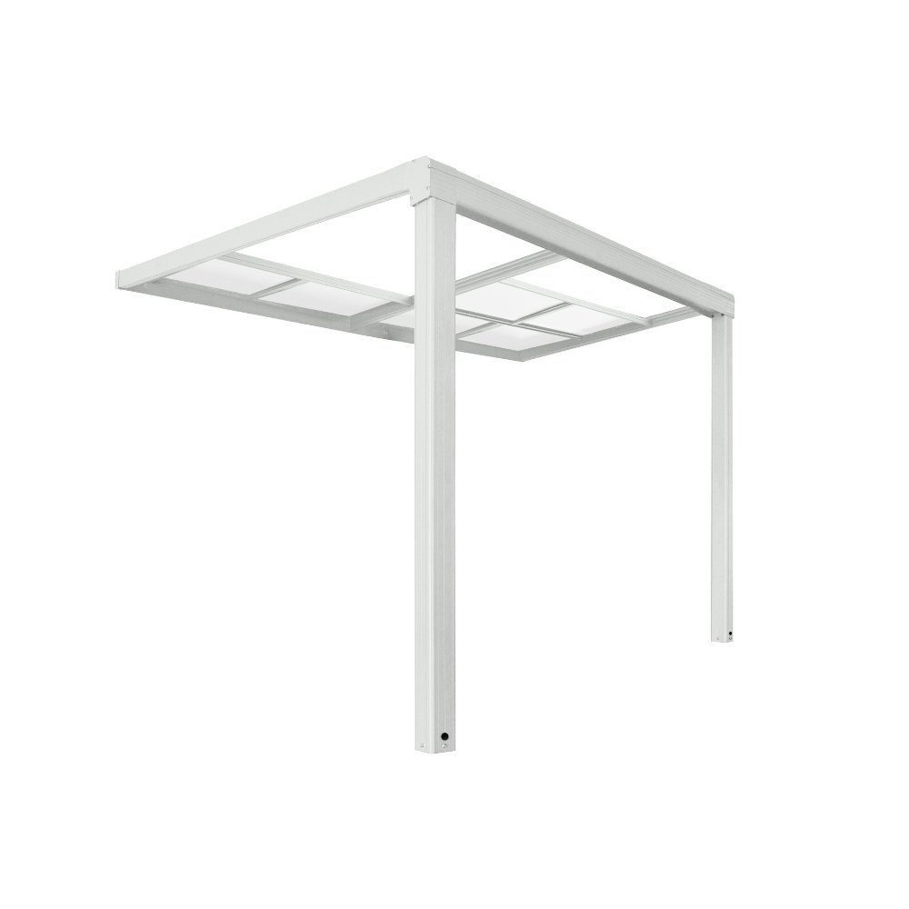 HOME DELUXE Terrassendach Terrassenüberdachung SOLIS DELUXE, BxT: 290.00x295.00 cm, (Komplettset), mit Schiebedach, inkl. Hohlstegkammerplatten, Überdach