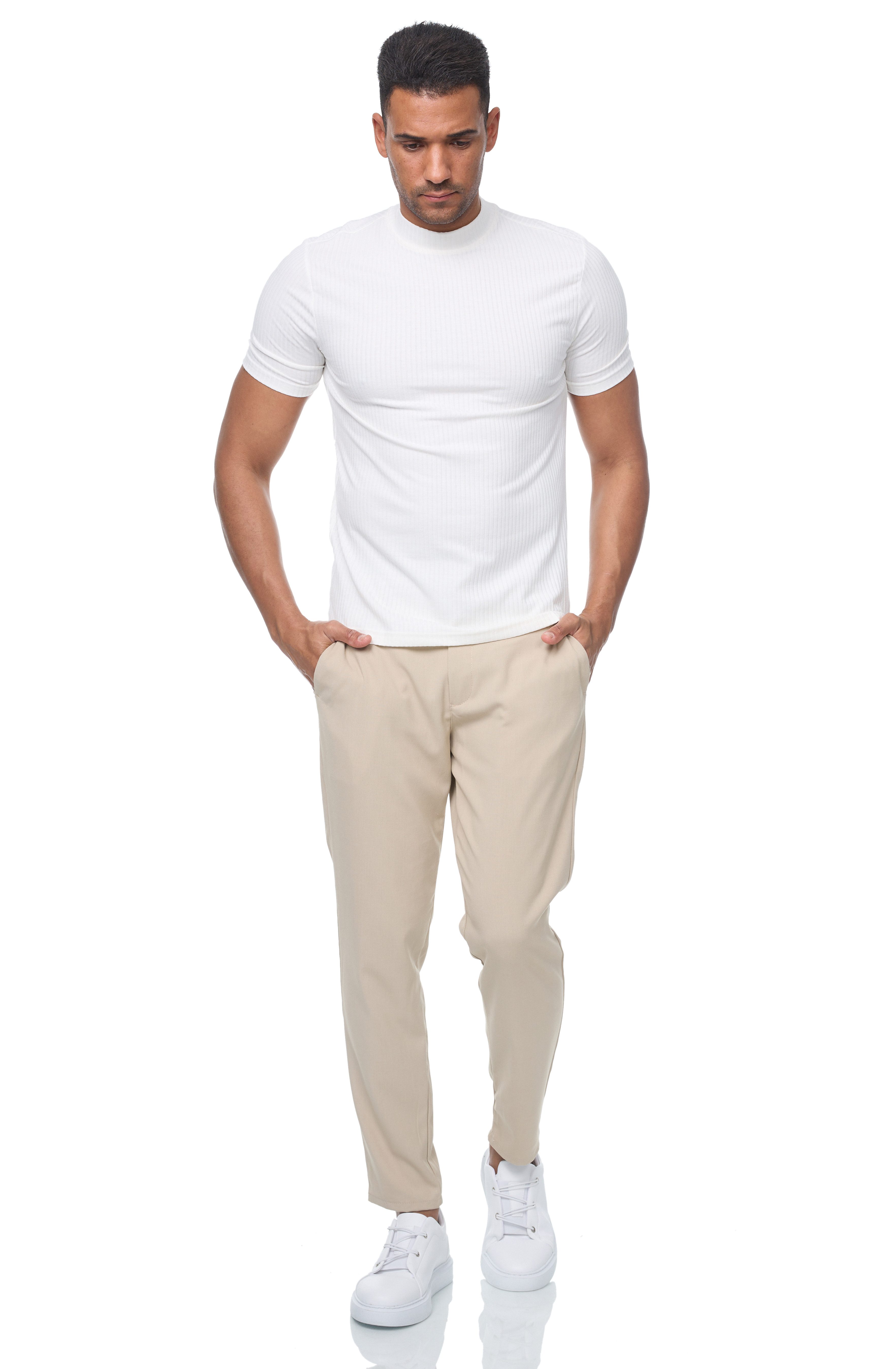 Denim House Chinohose Herren Stoffhose Chino Hose in Slim Fit mit Stretch günstig online kaufen