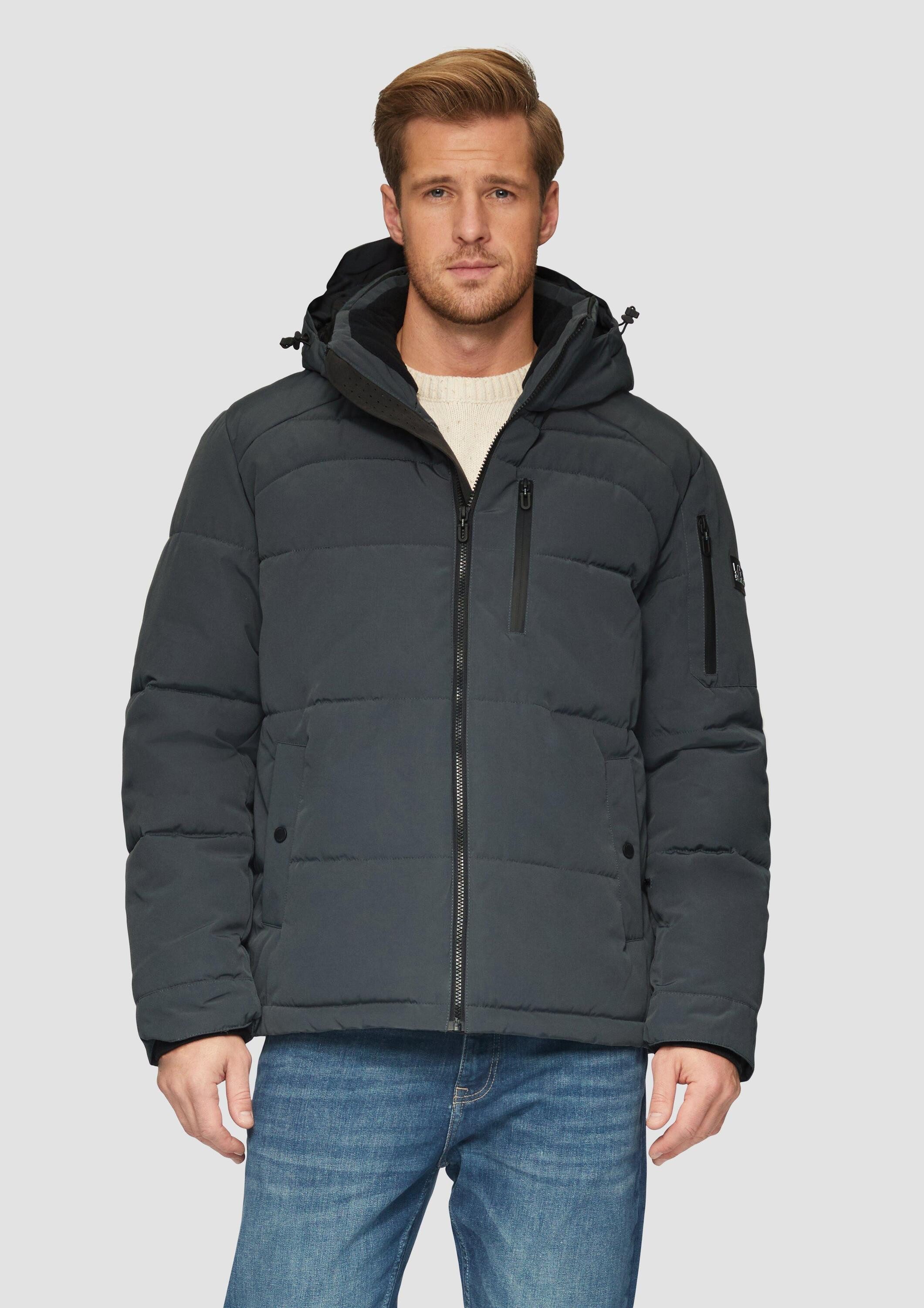 s.Oliver Winterjacke Outdoor-Jacke Wasserabweisende Steppjacke mit abnehmba günstig online kaufen