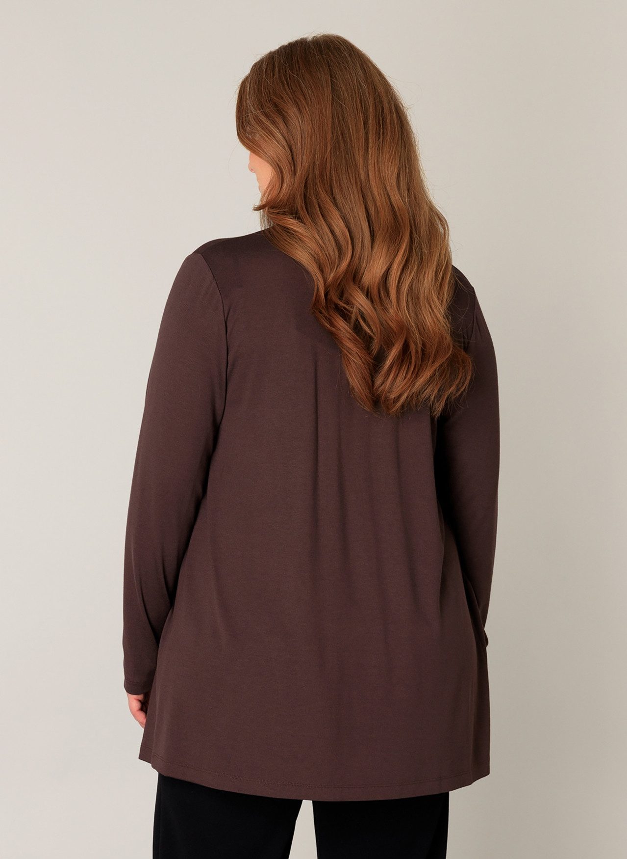 Base Level Curvy Strickjacke Ayla im verschlusslosen Design günstig online kaufen