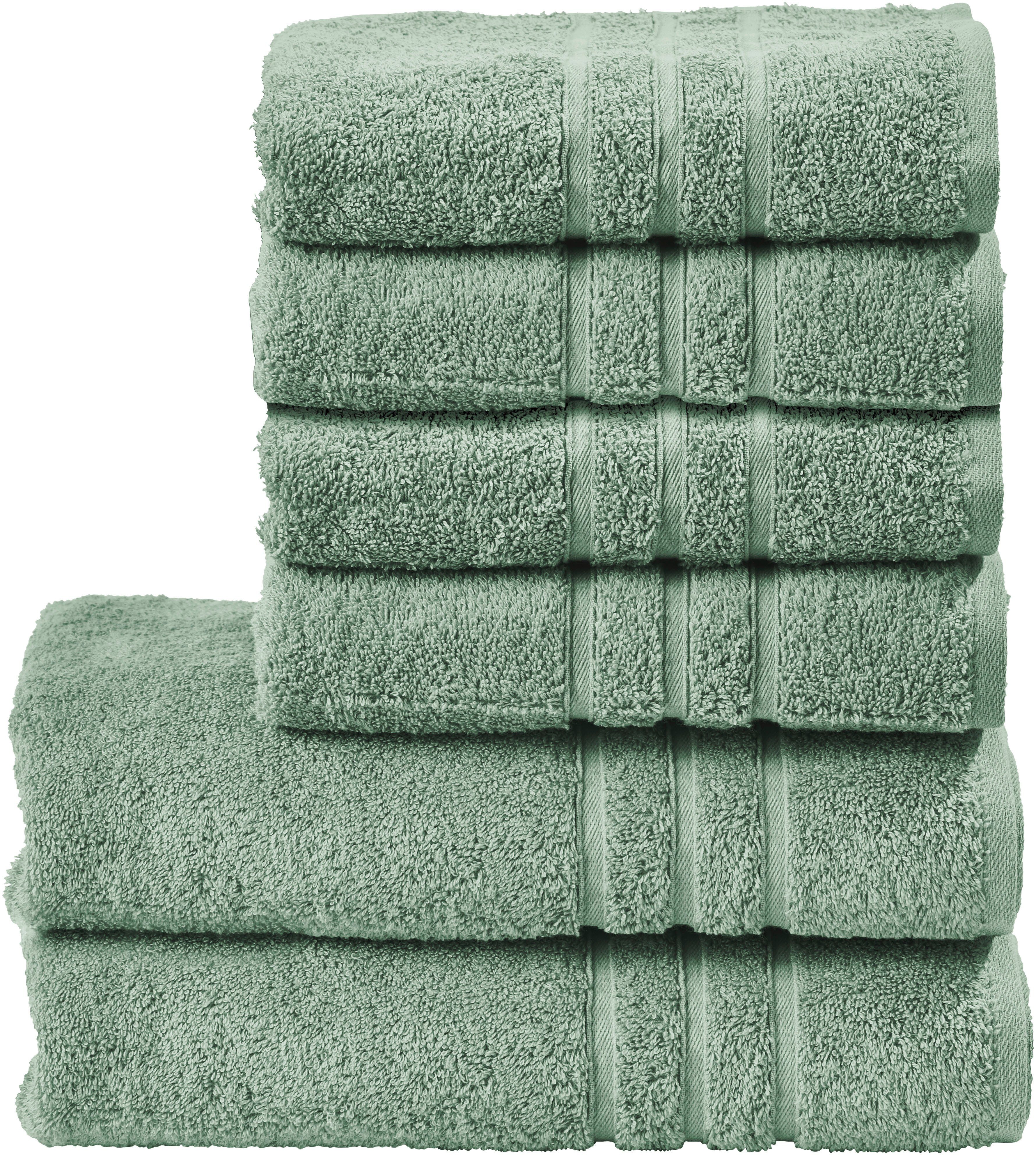 done.® Handtuch Set Daily Uni, Walkfrottier (Set, 6-St) günstig online kaufen