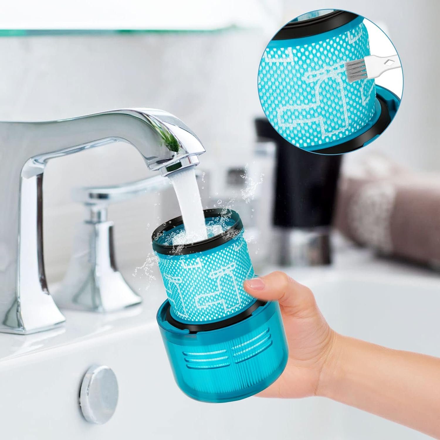 MSM HEPA-Filter 3X Filter Für Dyson V11 V15 SV14 SV17 SV22 Detect Animal Absolute