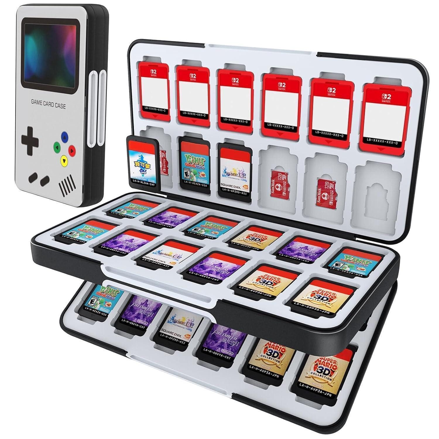 LuxusKollektion Spielekonsolen-Tasche Spiele Aufbewahrung Schutzhülle für Switch, Switch OLED, Switch