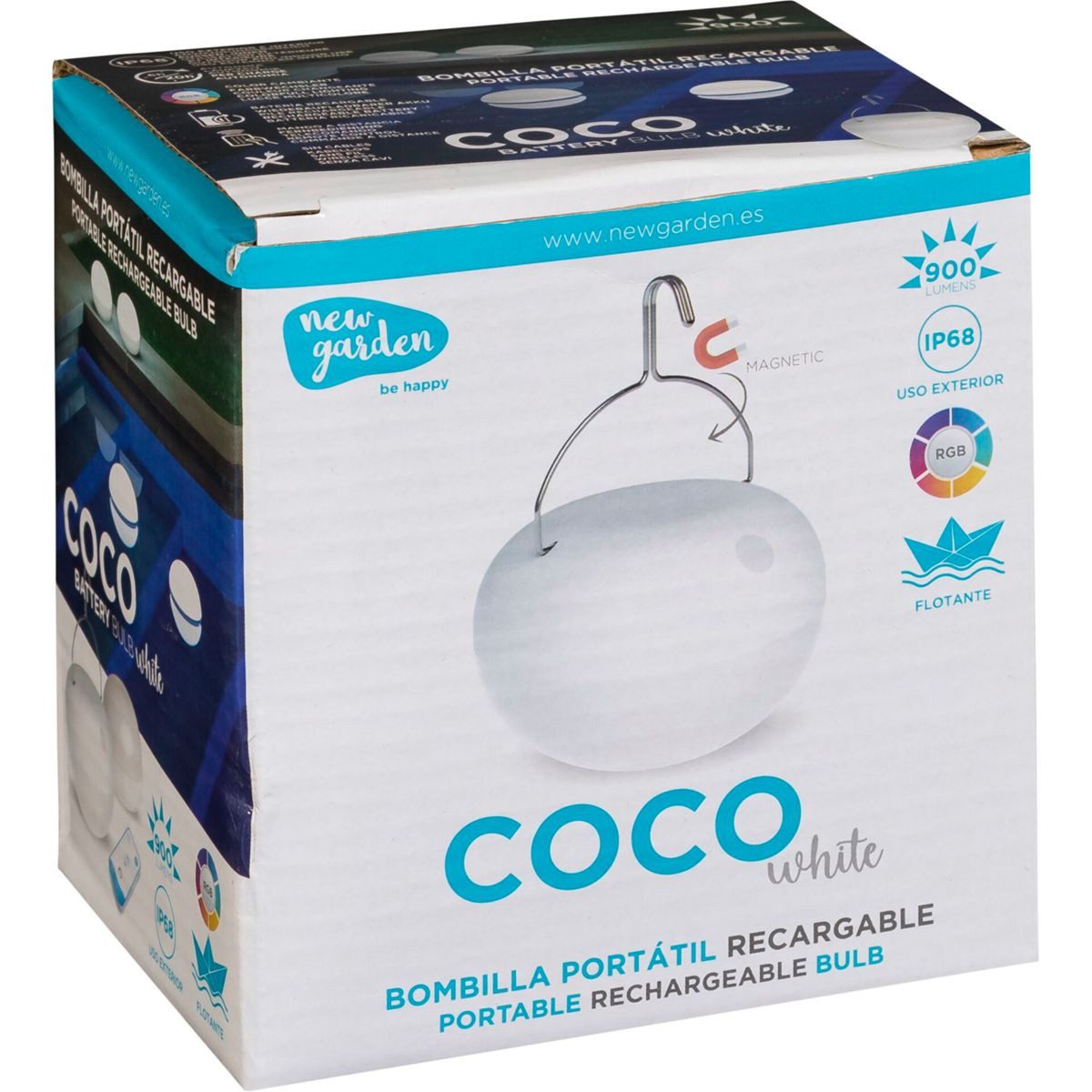 New Garden Tischleuchte New Garden COCO BATTERY BULB RGB IP68