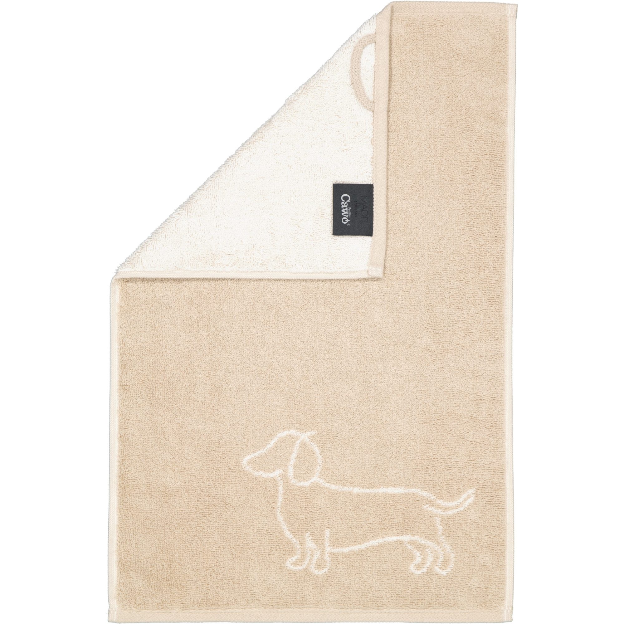 Cawö Handtücher WE LOVE DOGS Companion 6248, 100% Baumwolle (1-St)