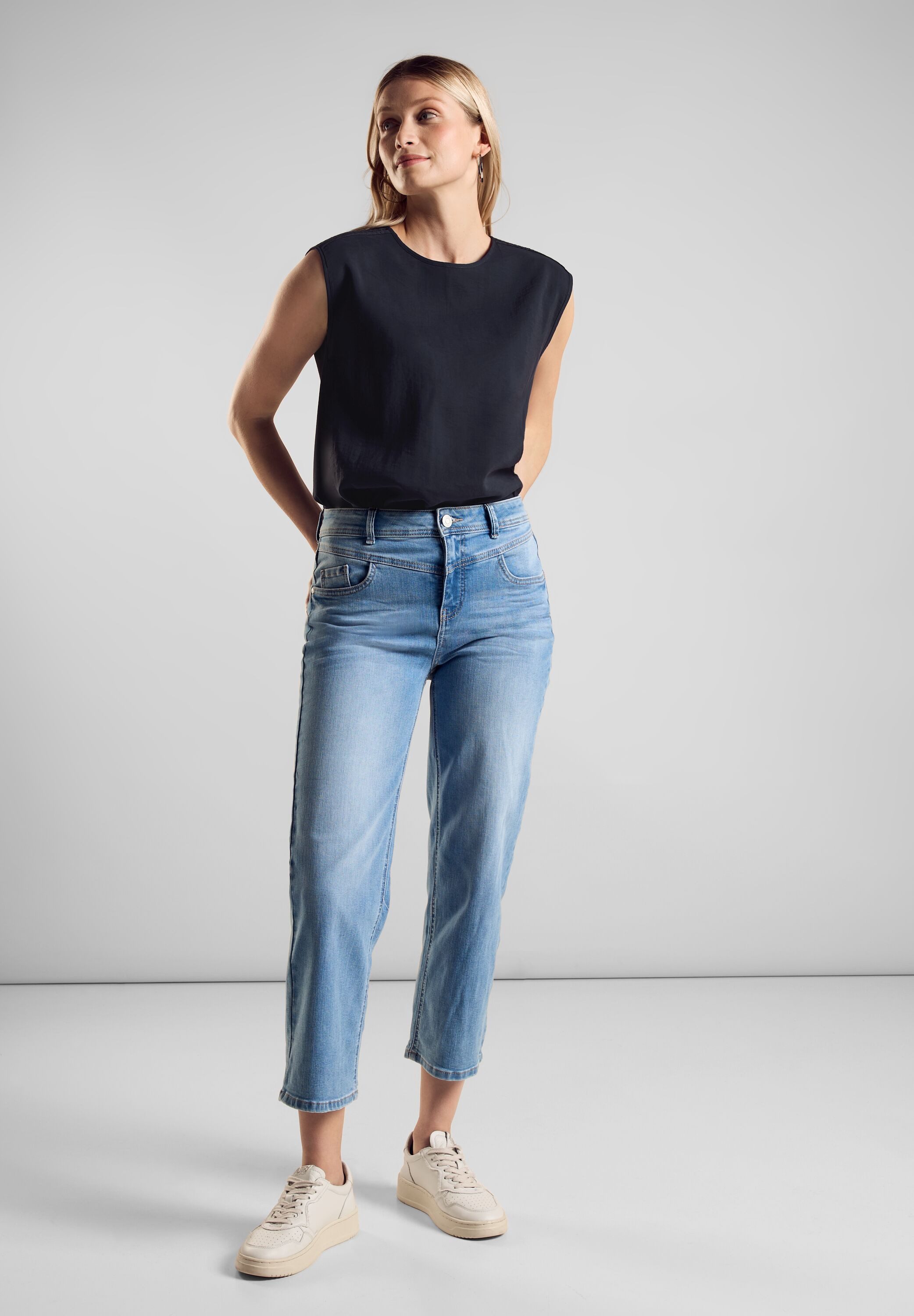 STREET ONE Shirttop aus softer Viskose
