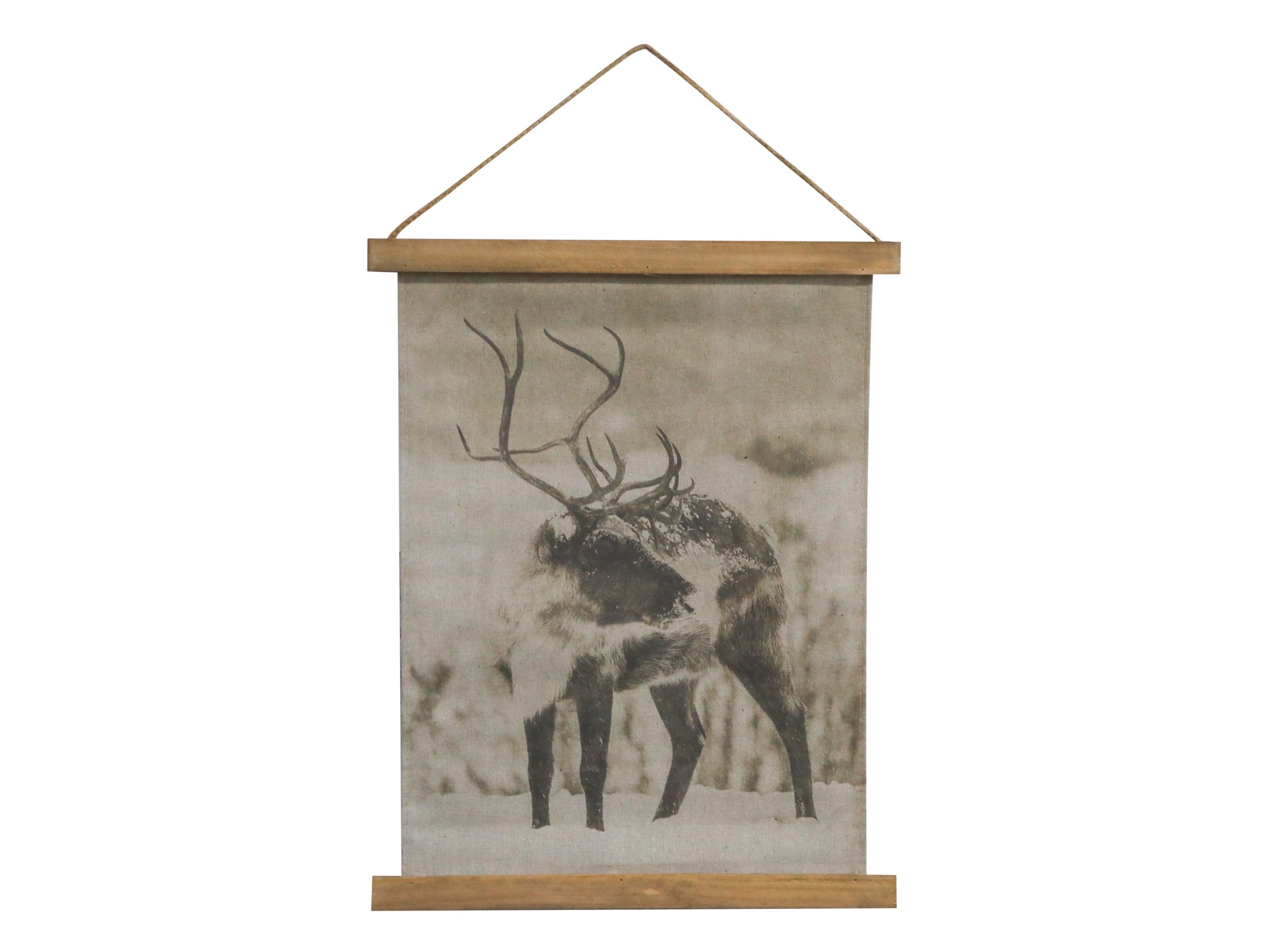 Chic Antique Leinwandbild Wandbild Leinwand mit Spruch Nesselstoff Holzrahmen 30x22cm Juteschnur, wunderschönes Design