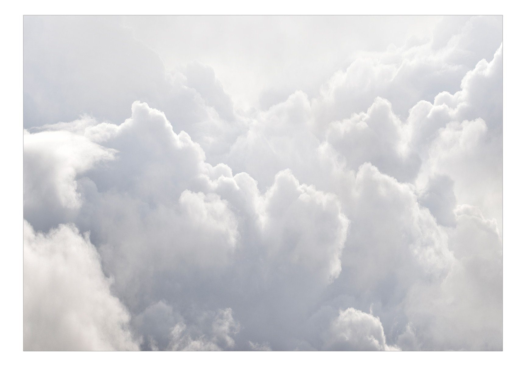 KUNSTLOFT Vliestapete Clouds Lightness 1x0.7 halb-matt, Tapete lichtbeständige Design m