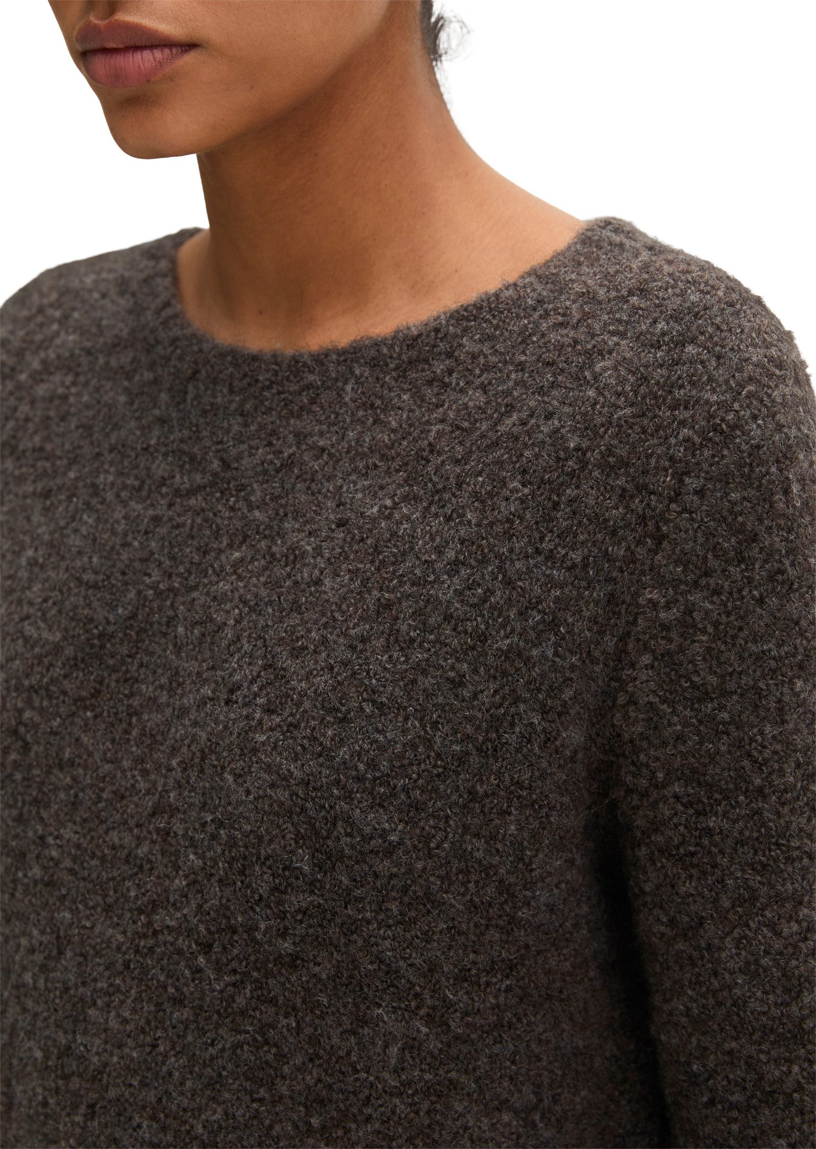 Marc O'Polo Strickpullover aus Schurwolle-Alpakawolle-Mix – Bild 4 von 5