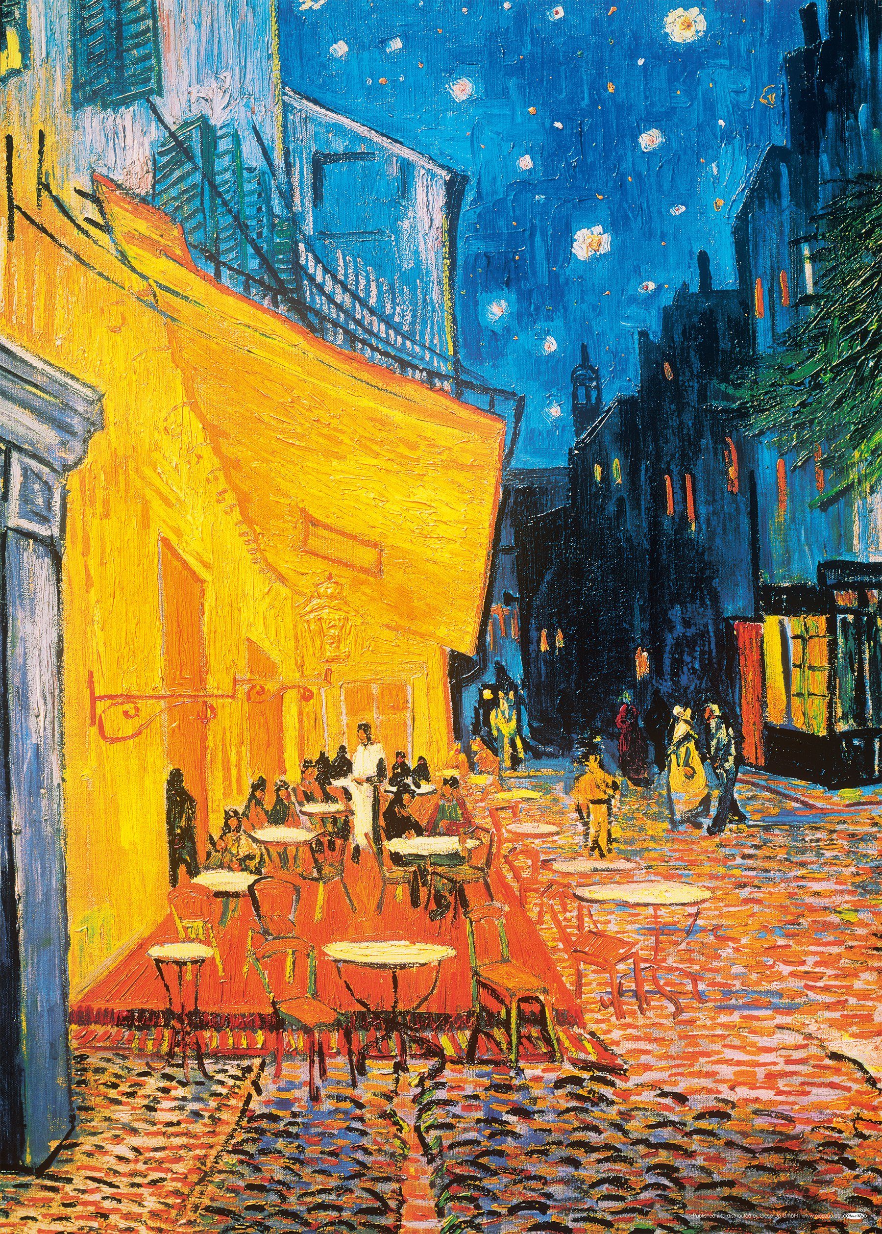 Close Up Spiel Caféterrasse am Abend Puzzle Vincent van Gogh, 2000 Teile