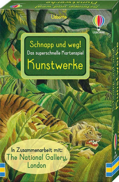 Usborne Verlag Spiel, Schnapp und weg! Das superschnelle Kartenspiel: Kunstwerke